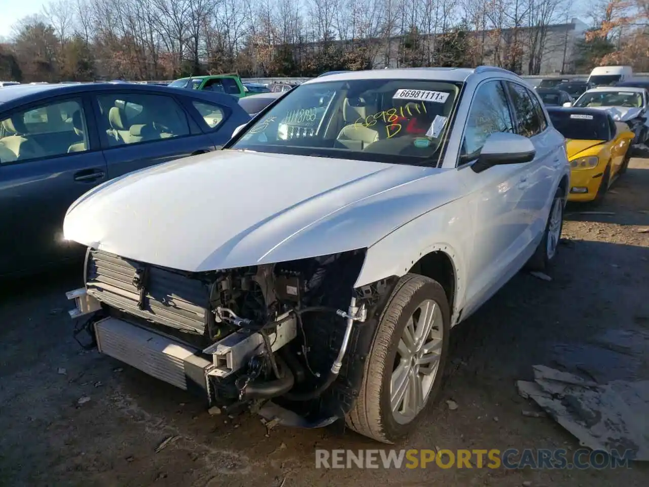 2 Photograph of a damaged car WA1BNAFY3L2001675 AUDI Q5 2020