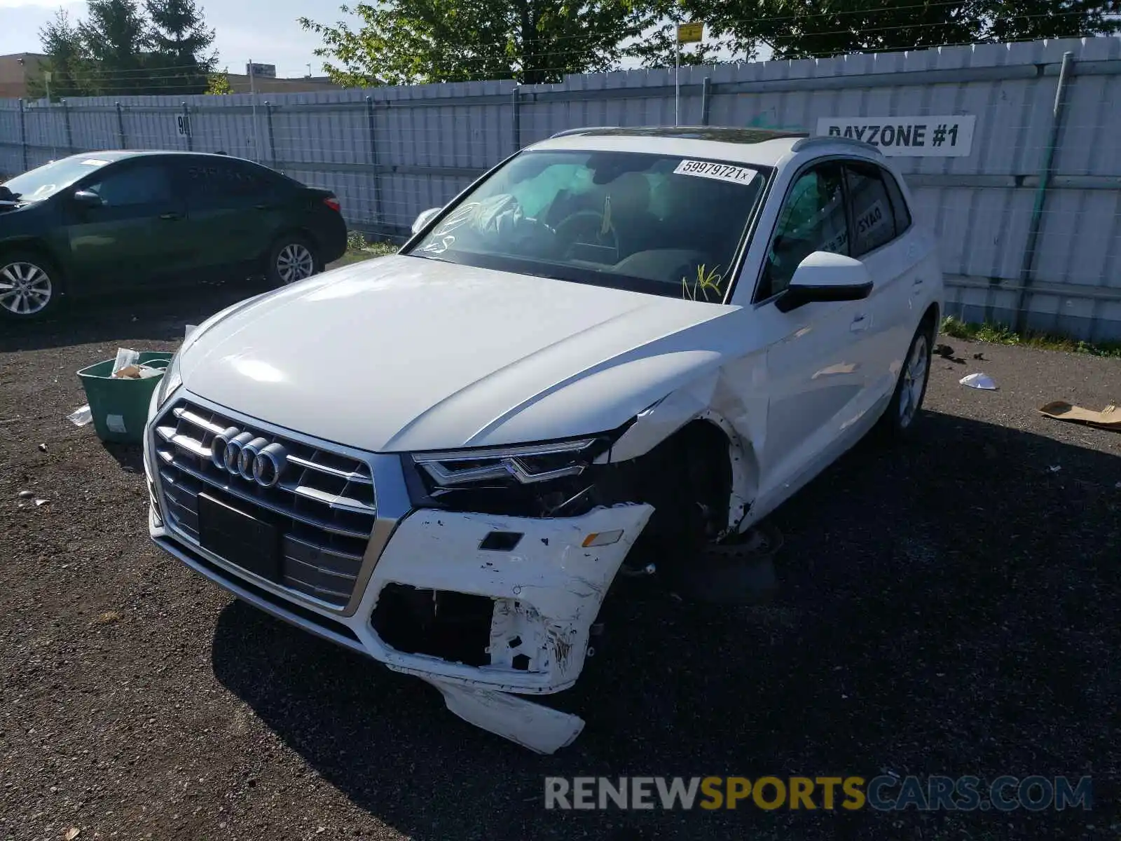 2 Photograph of a damaged car WA1BNAFY3L2005466 AUDI Q5 2020