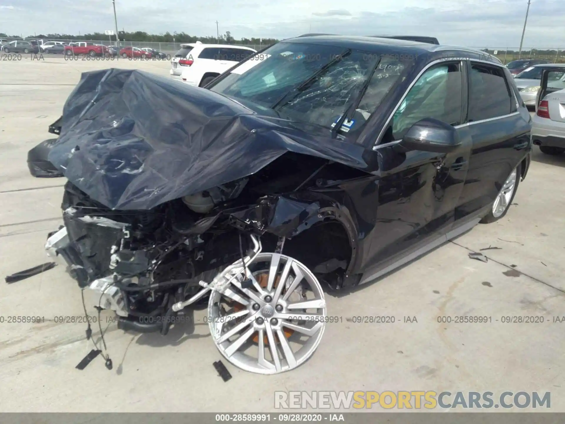 2 Фотография поврежденного автомобиля WA1BNAFY3L2014975 AUDI Q5 2020