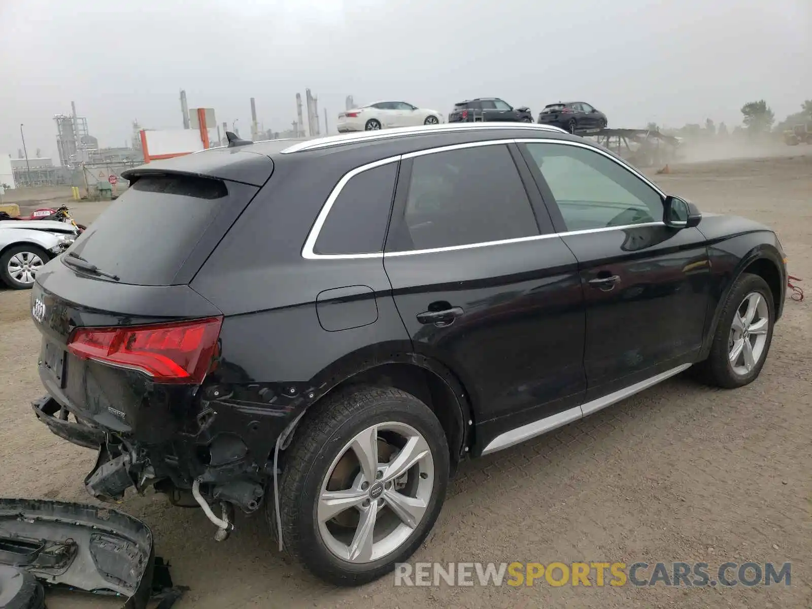 4 Фотография поврежденного автомобиля WA1BNAFY3L2019044 AUDI Q5 2020