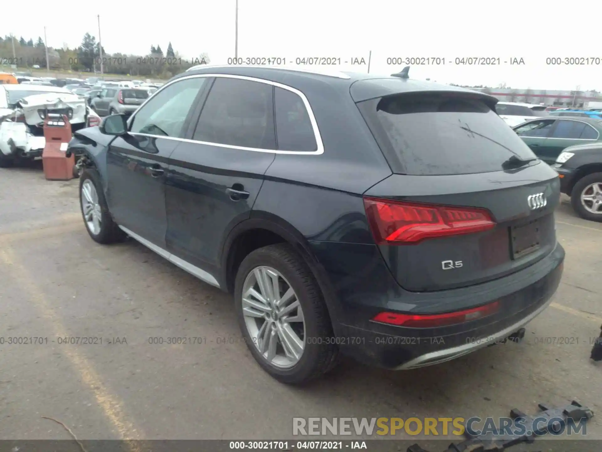 3 Фотография поврежденного автомобиля WA1BNAFY3L2020386 AUDI Q5 2020