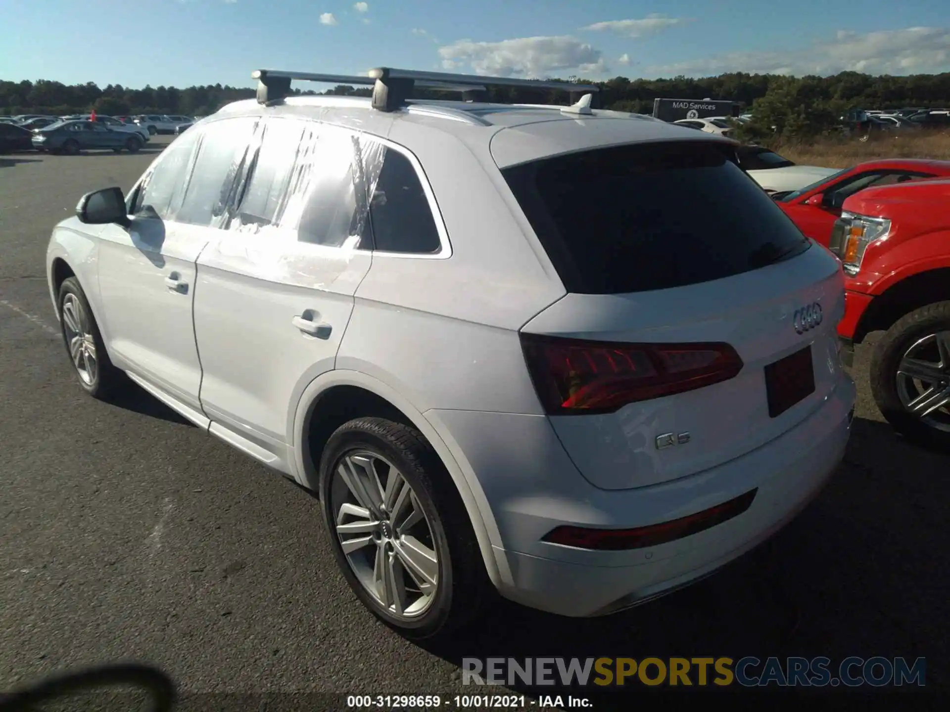 3 Фотография поврежденного автомобиля WA1BNAFY3L2021859 AUDI Q5 2020