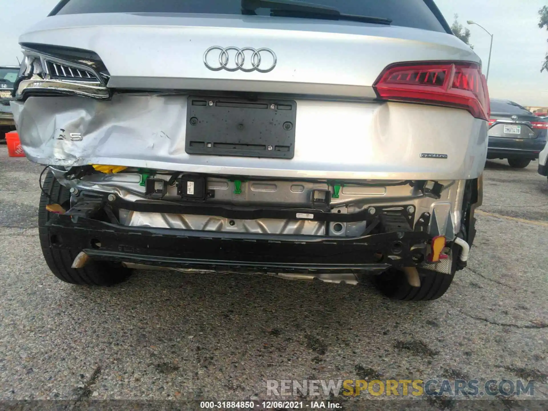 6 Фотография поврежденного автомобиля WA1BNAFY3L2037446 AUDI Q5 2020