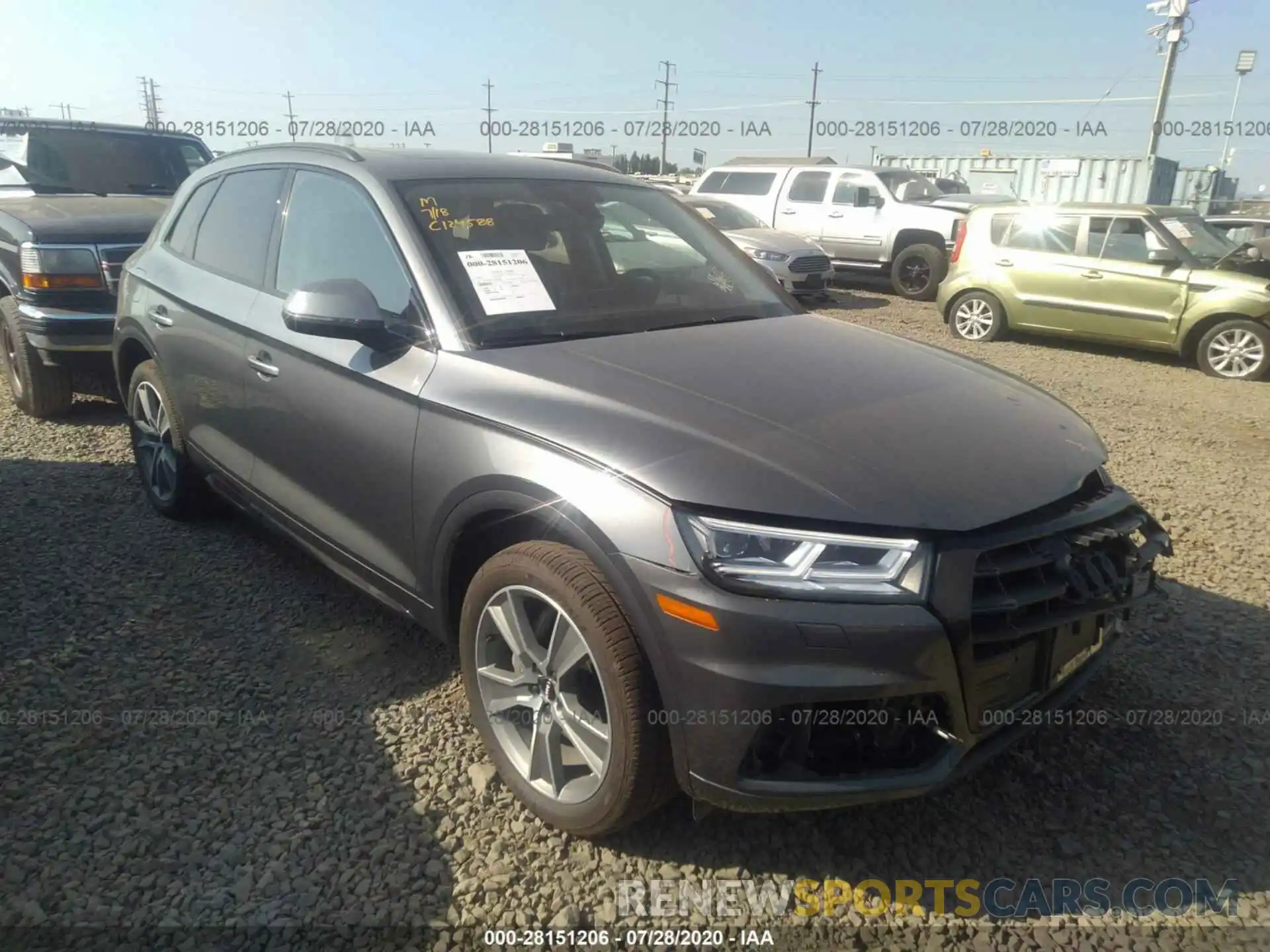 1 Фотография поврежденного автомобиля WA1BNAFY3L2062489 AUDI Q5 2020