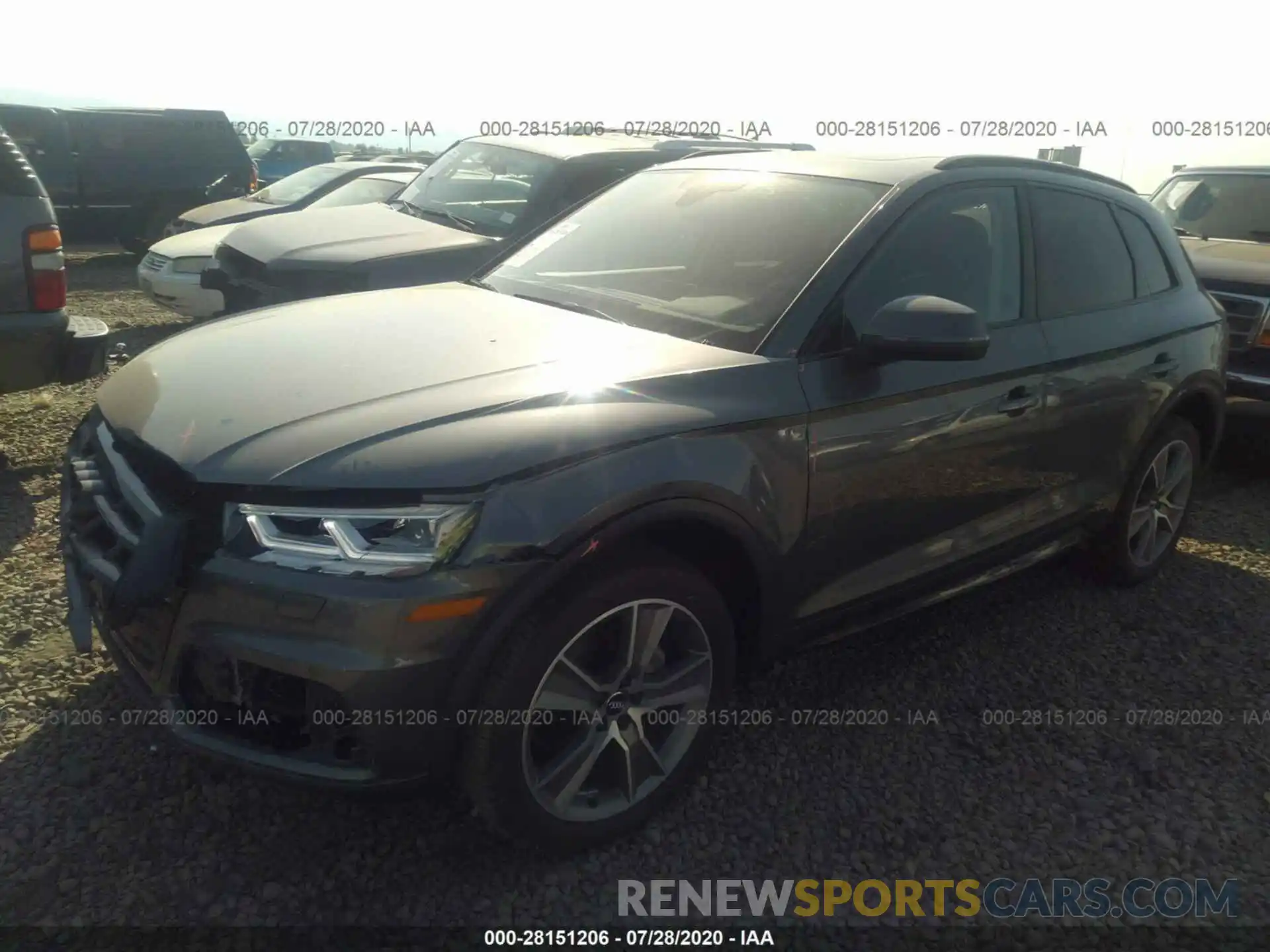 2 Фотография поврежденного автомобиля WA1BNAFY3L2062489 AUDI Q5 2020