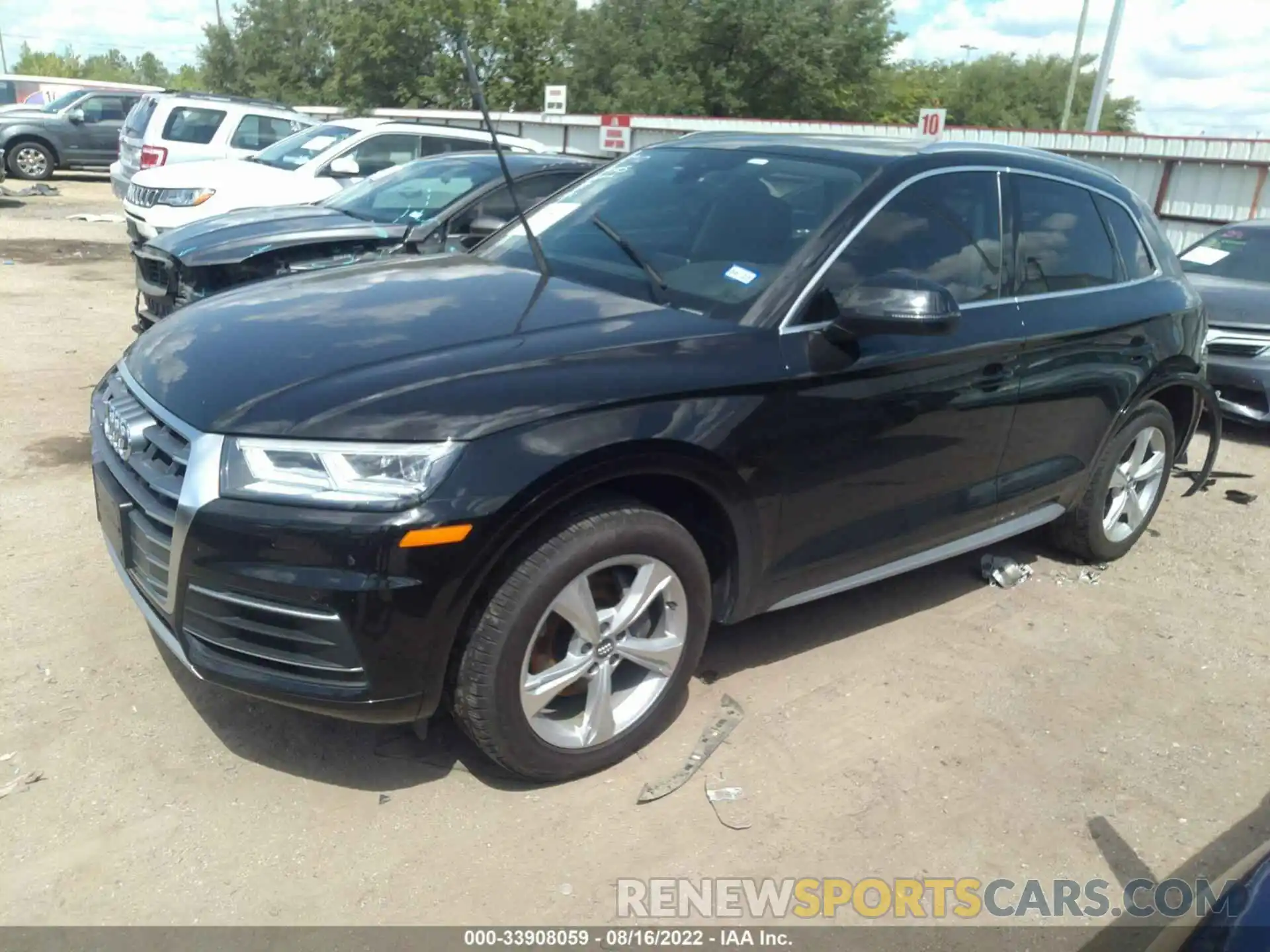 2 Фотография поврежденного автомобиля WA1BNAFY3L2082287 AUDI Q5 2020