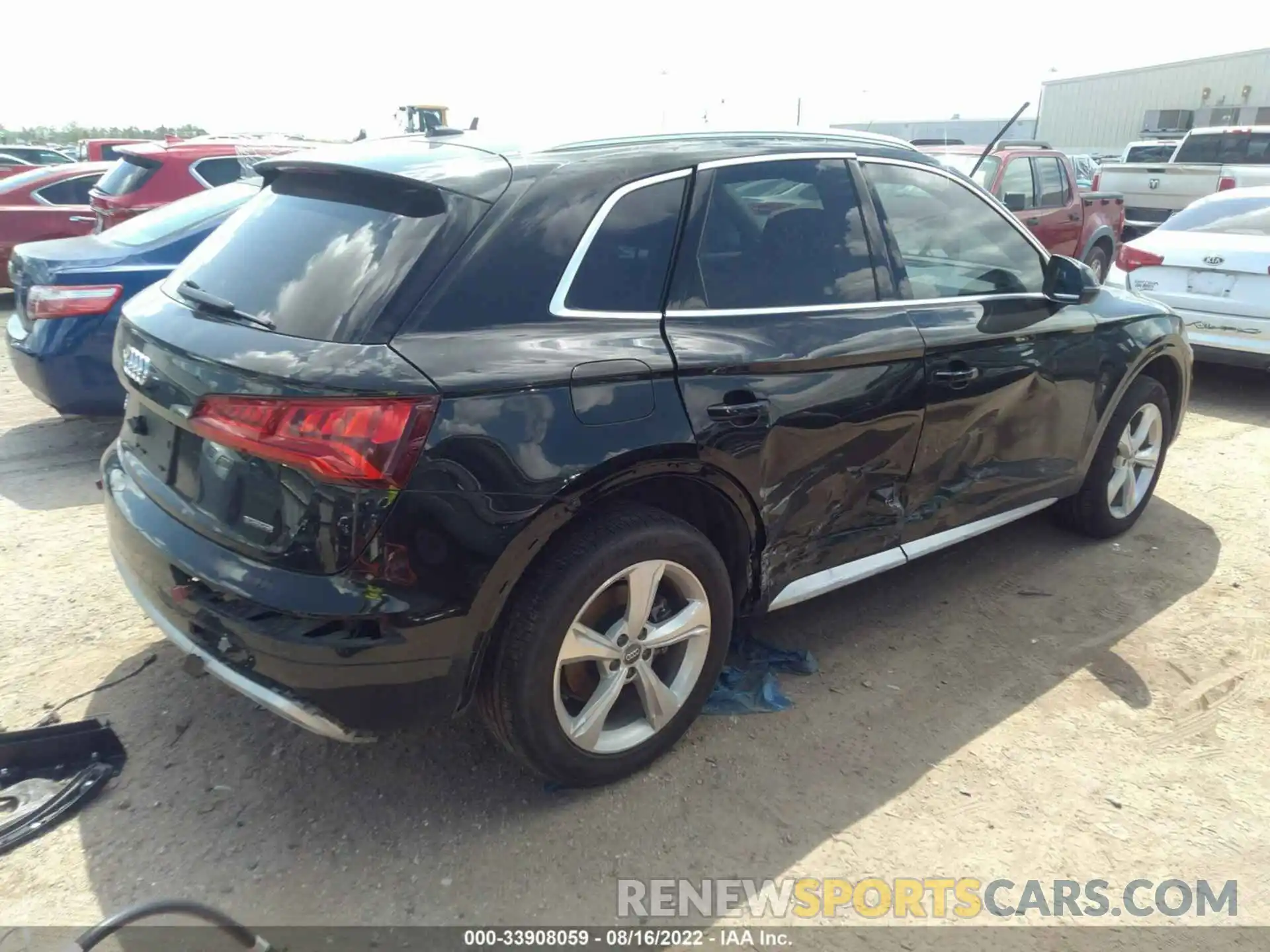 4 Фотография поврежденного автомобиля WA1BNAFY3L2082287 AUDI Q5 2020