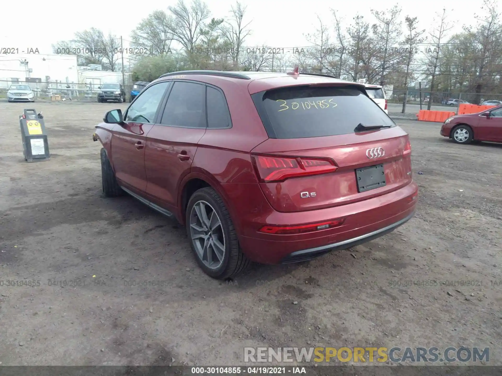 3 Фотография поврежденного автомобиля WA1BNAFY3L2086761 AUDI Q5 2020