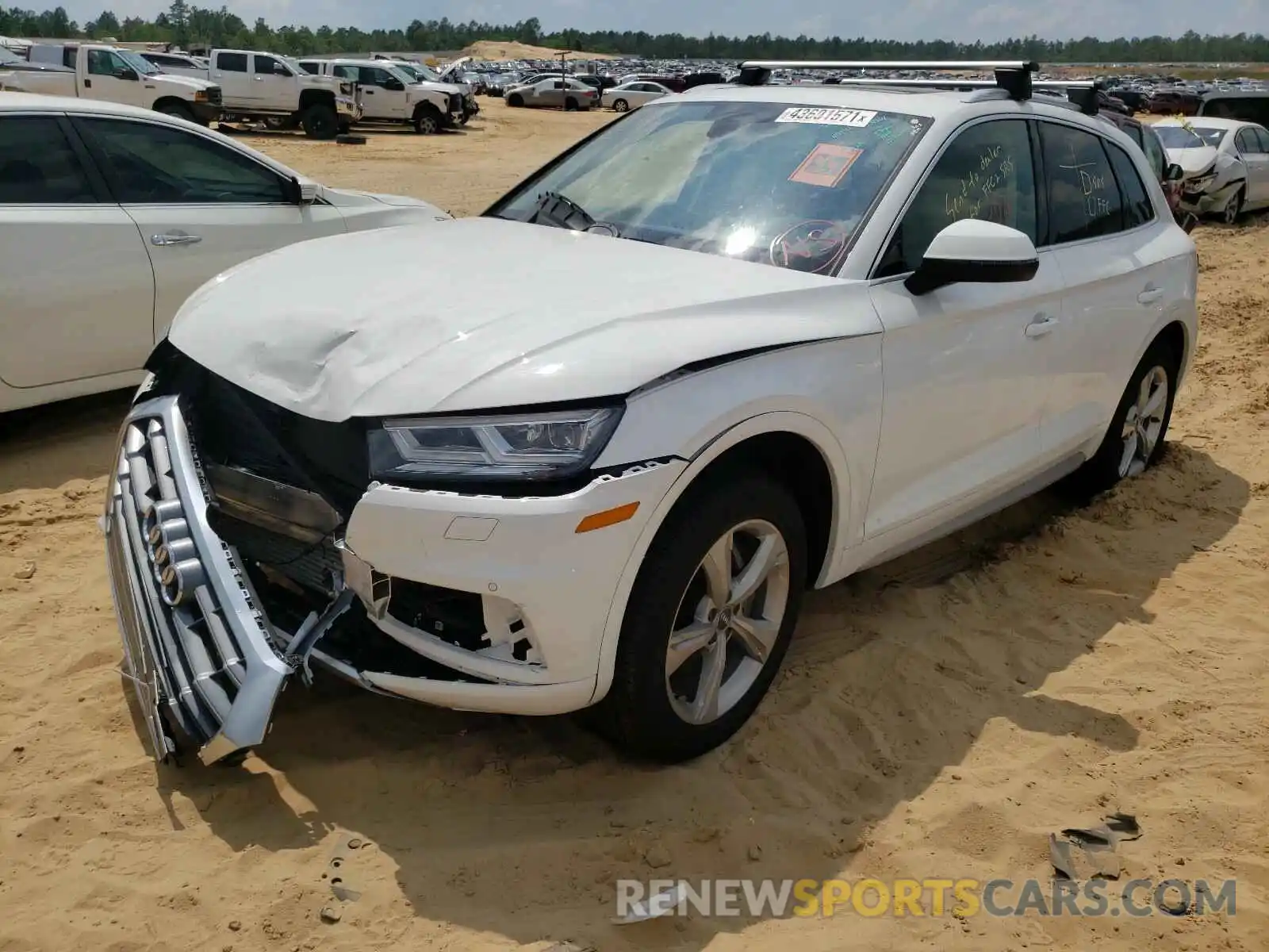 2 Photograph of a damaged car WA1BNAFY3L2108077 AUDI Q5 2020