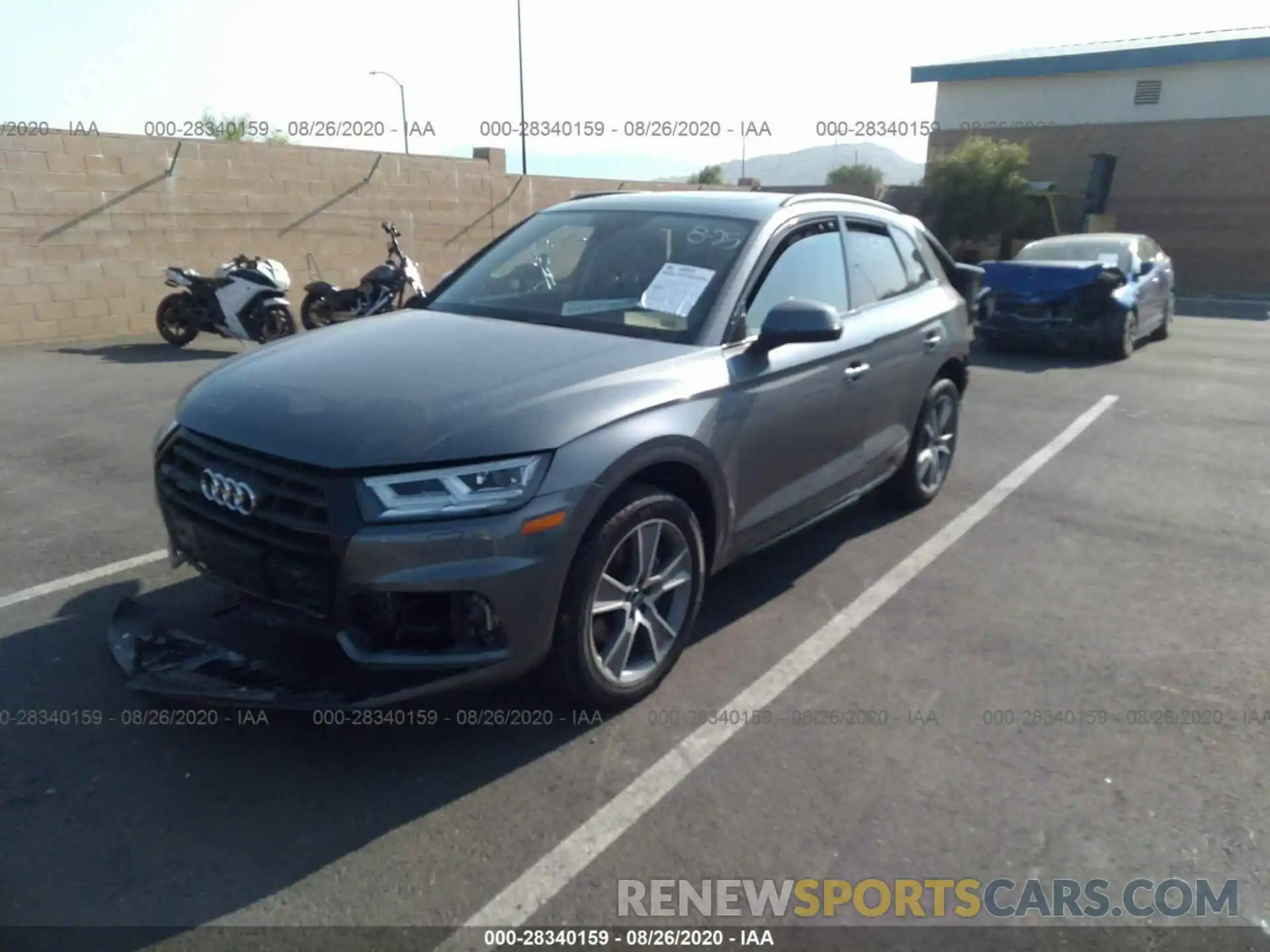 2 Фотография поврежденного автомобиля WA1BNAFY4L2009963 AUDI Q5 2020