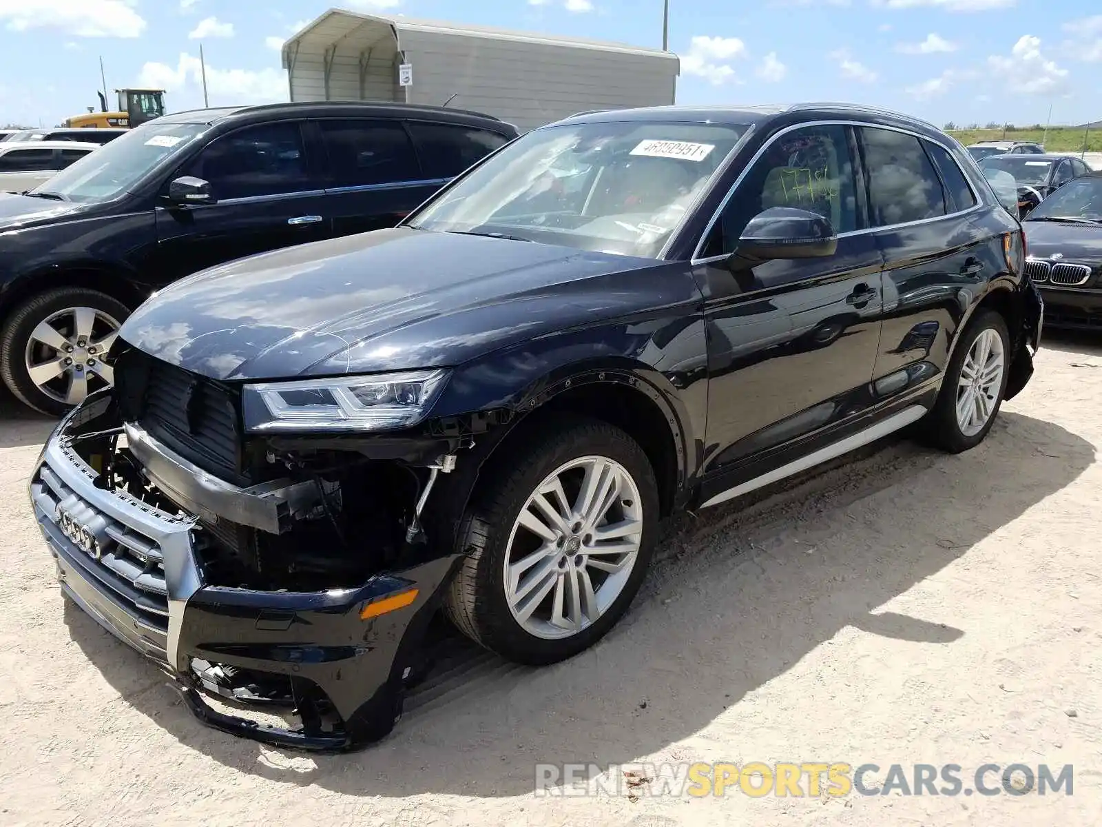 2 Фотография поврежденного автомобиля WA1BNAFY4L2017223 AUDI Q5 2020