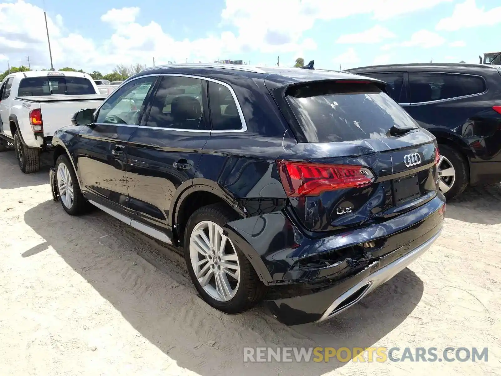 3 Фотография поврежденного автомобиля WA1BNAFY4L2017223 AUDI Q5 2020