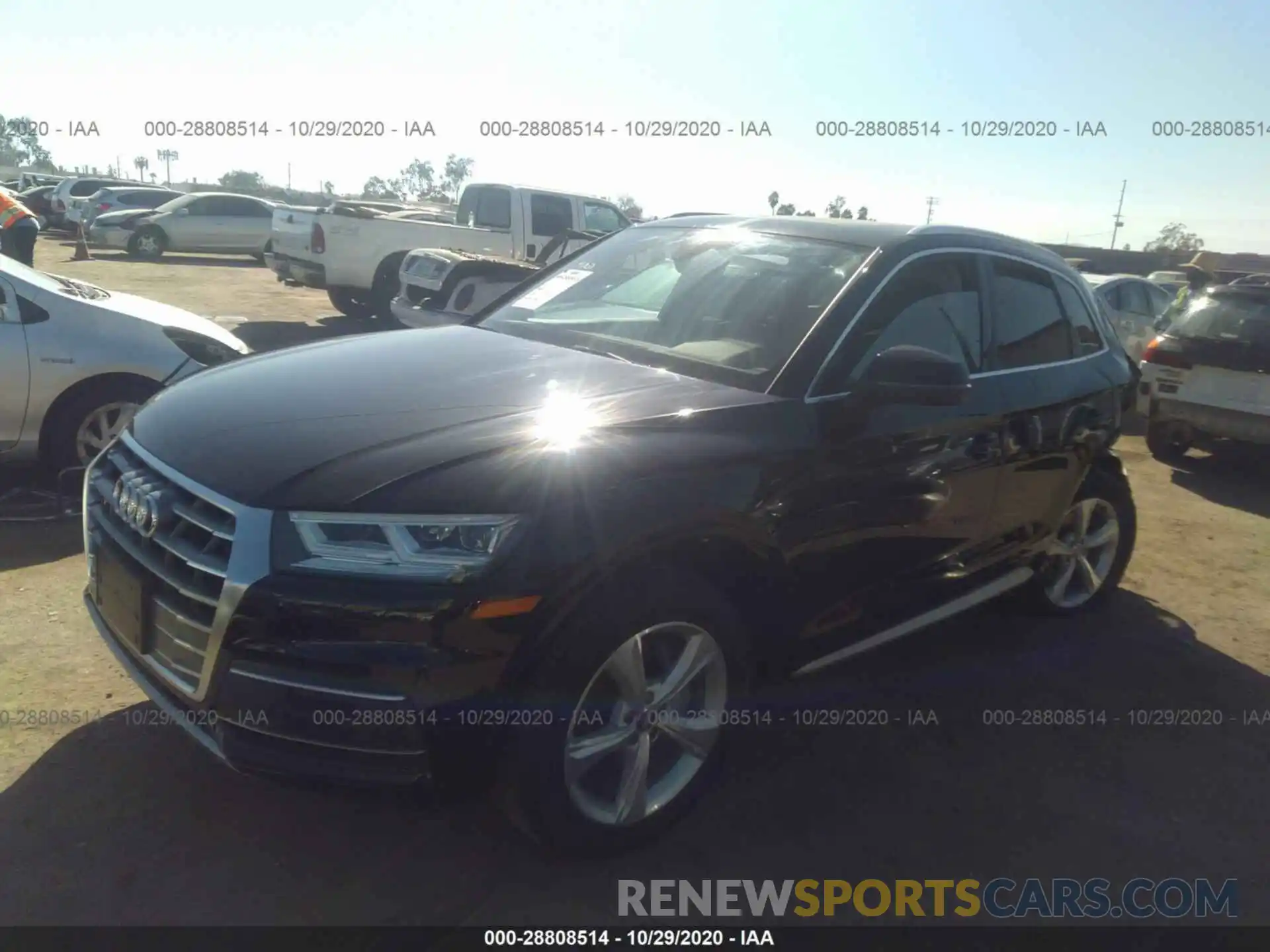 2 Фотография поврежденного автомобиля WA1BNAFY4L2035446 AUDI Q5 2020