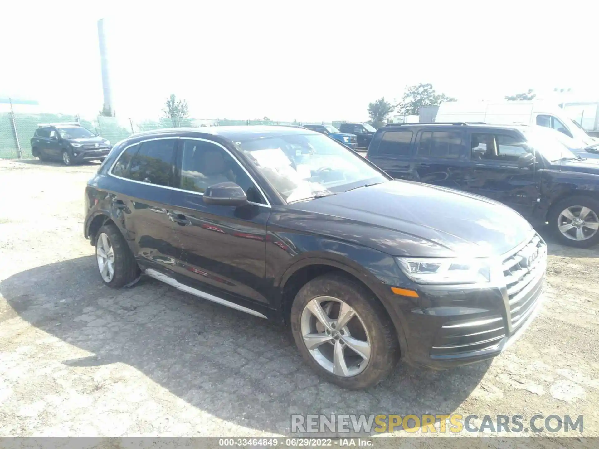 1 Фотография поврежденного автомобиля WA1BNAFY4L2067619 AUDI Q5 2020