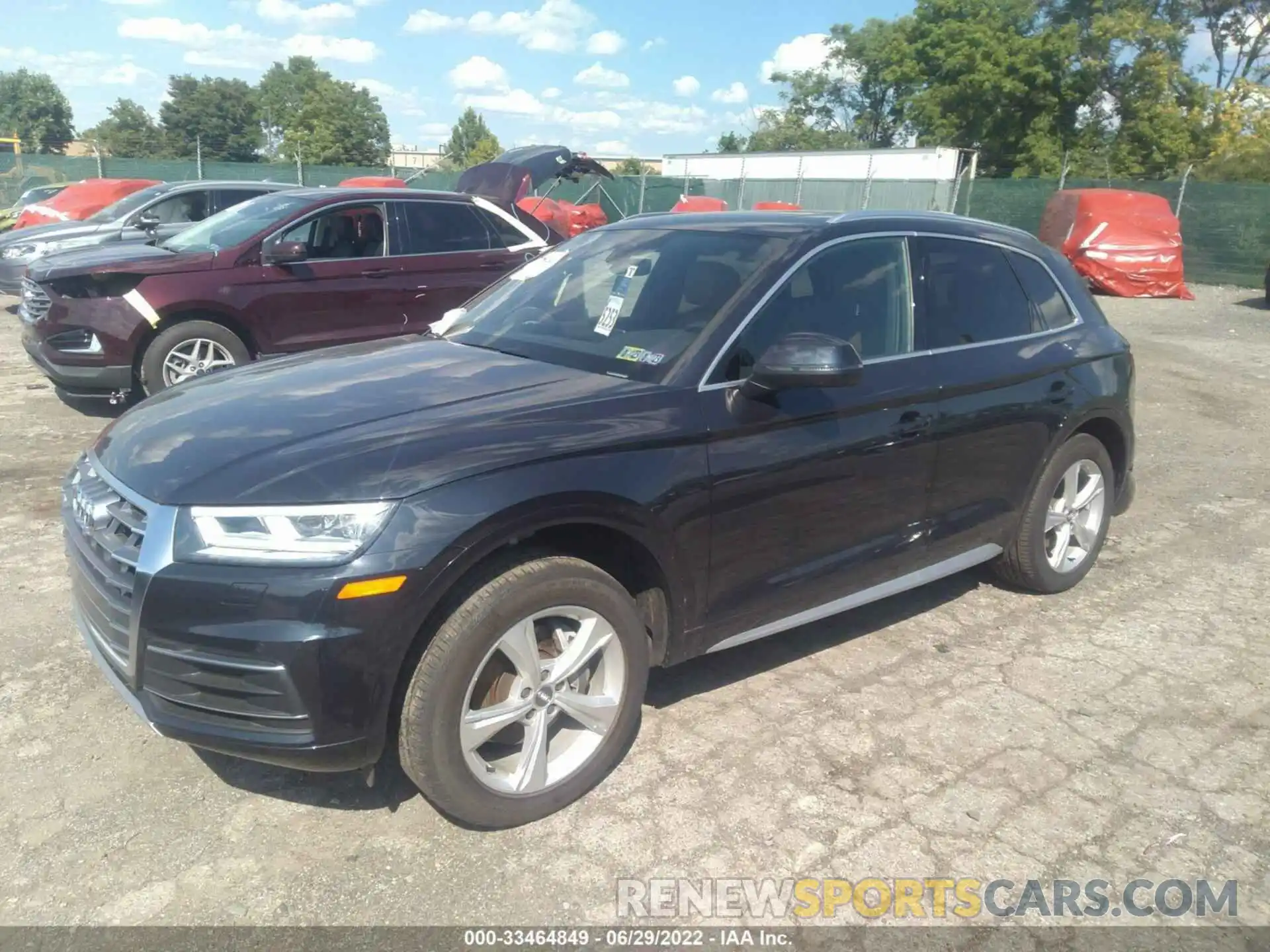 2 Фотография поврежденного автомобиля WA1BNAFY4L2067619 AUDI Q5 2020