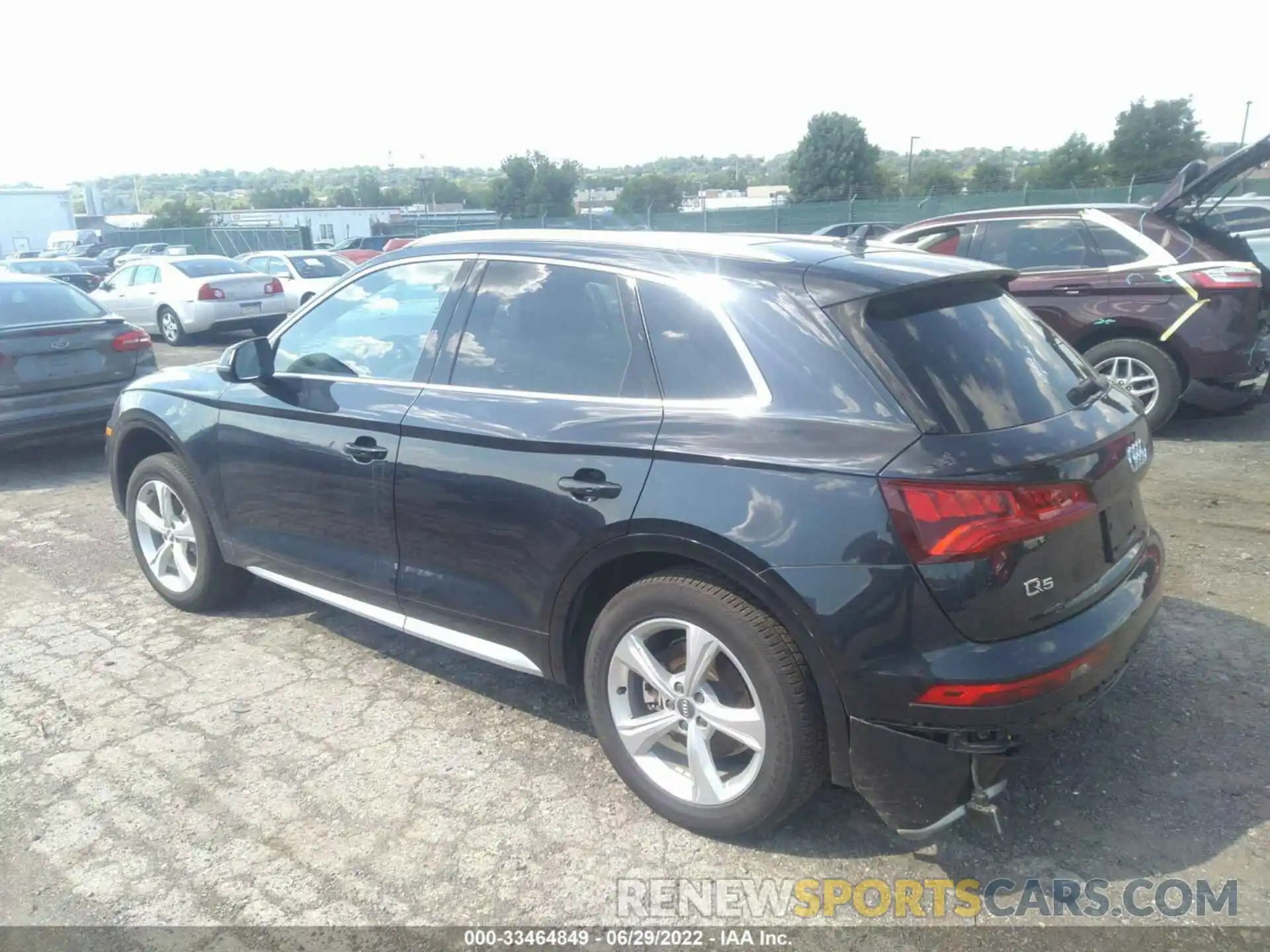 3 Фотография поврежденного автомобиля WA1BNAFY4L2067619 AUDI Q5 2020