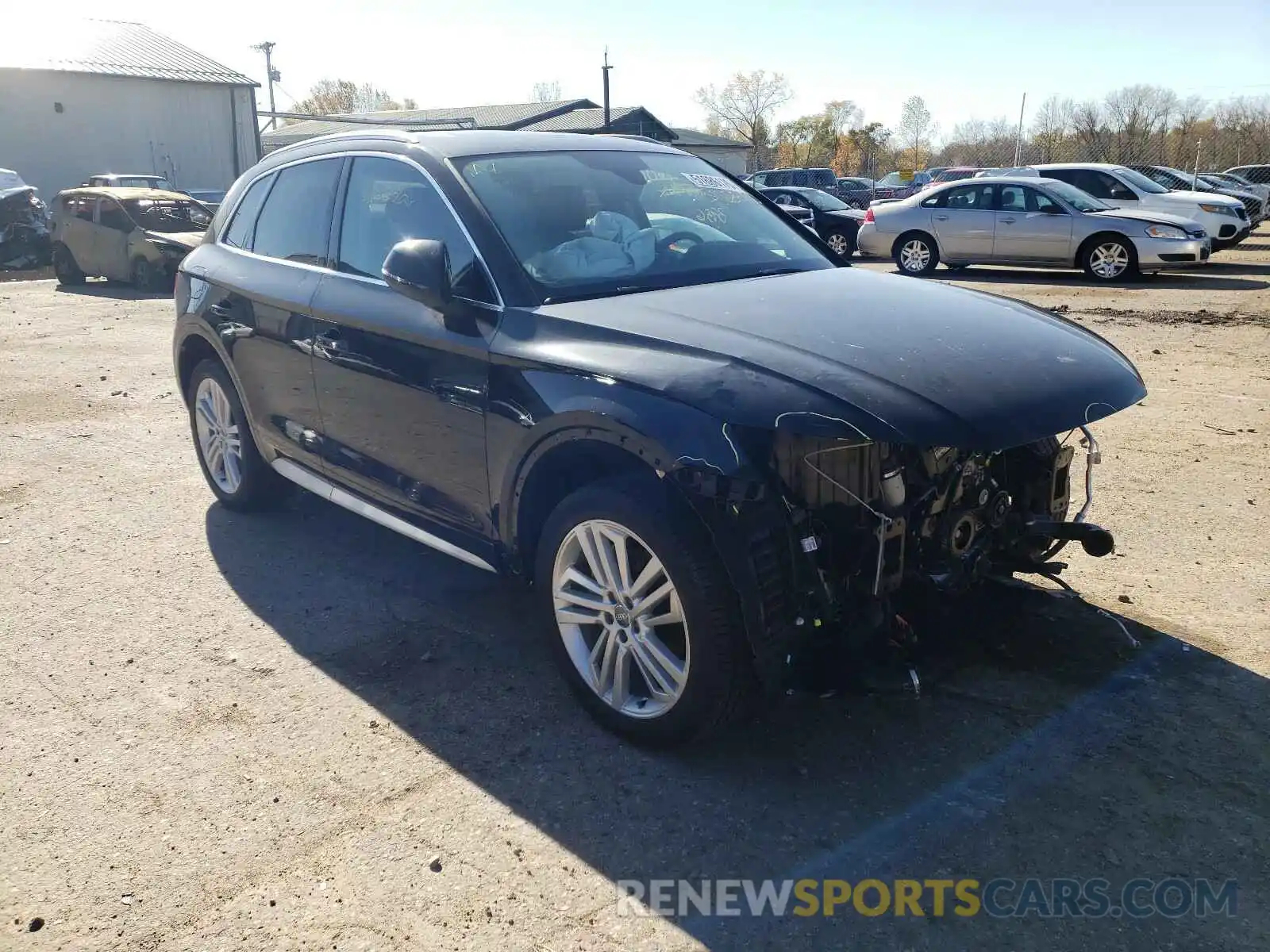 1 Фотография поврежденного автомобиля WA1BNAFY4L2076322 AUDI Q5 2020