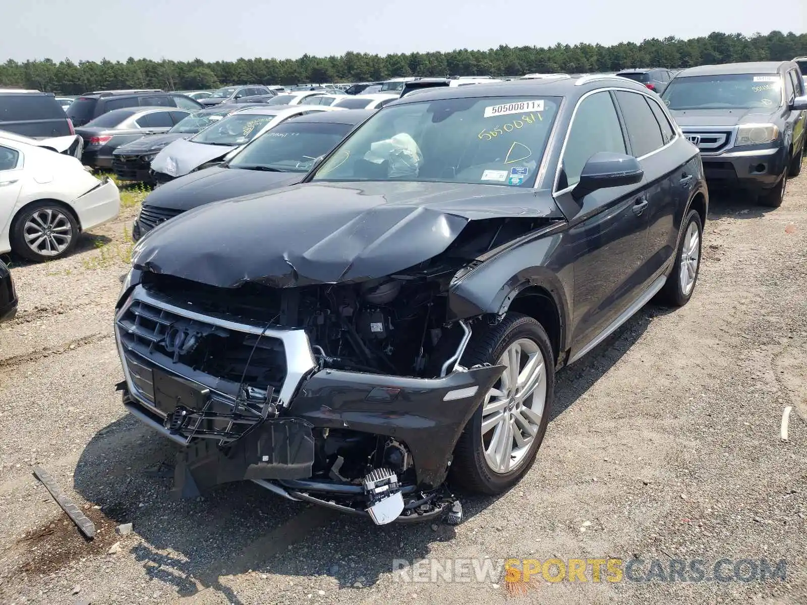 2 Фотография поврежденного автомобиля WA1BNAFY4L2099941 AUDI Q5 2020