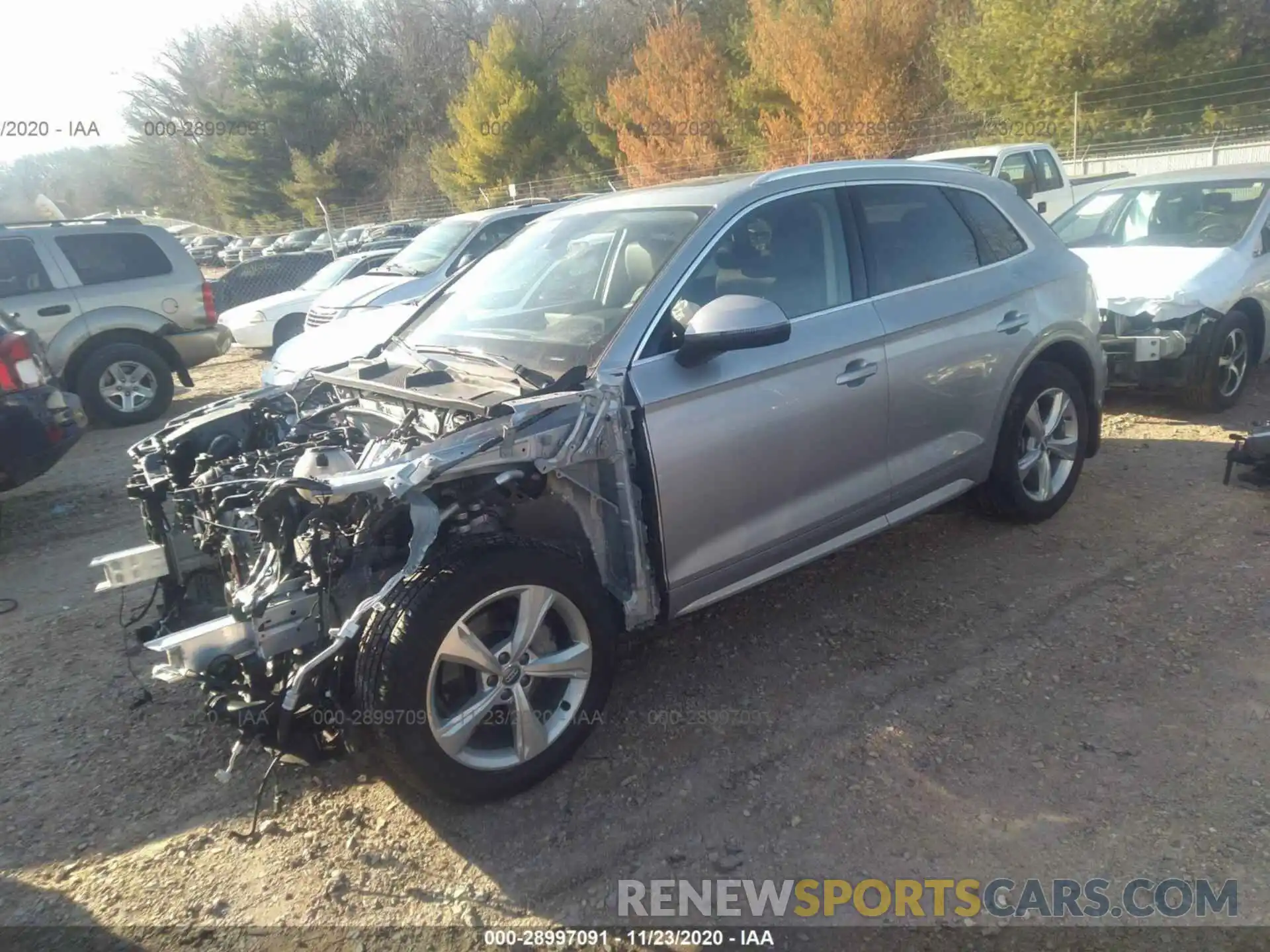 2 Фотография поврежденного автомобиля WA1BNAFY5L2013617 AUDI Q5 2020