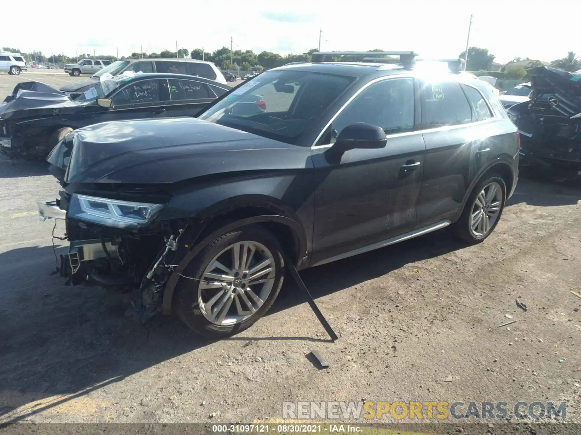 2 Фотография поврежденного автомобиля WA1BNAFY5L2015254 AUDI Q5 2020