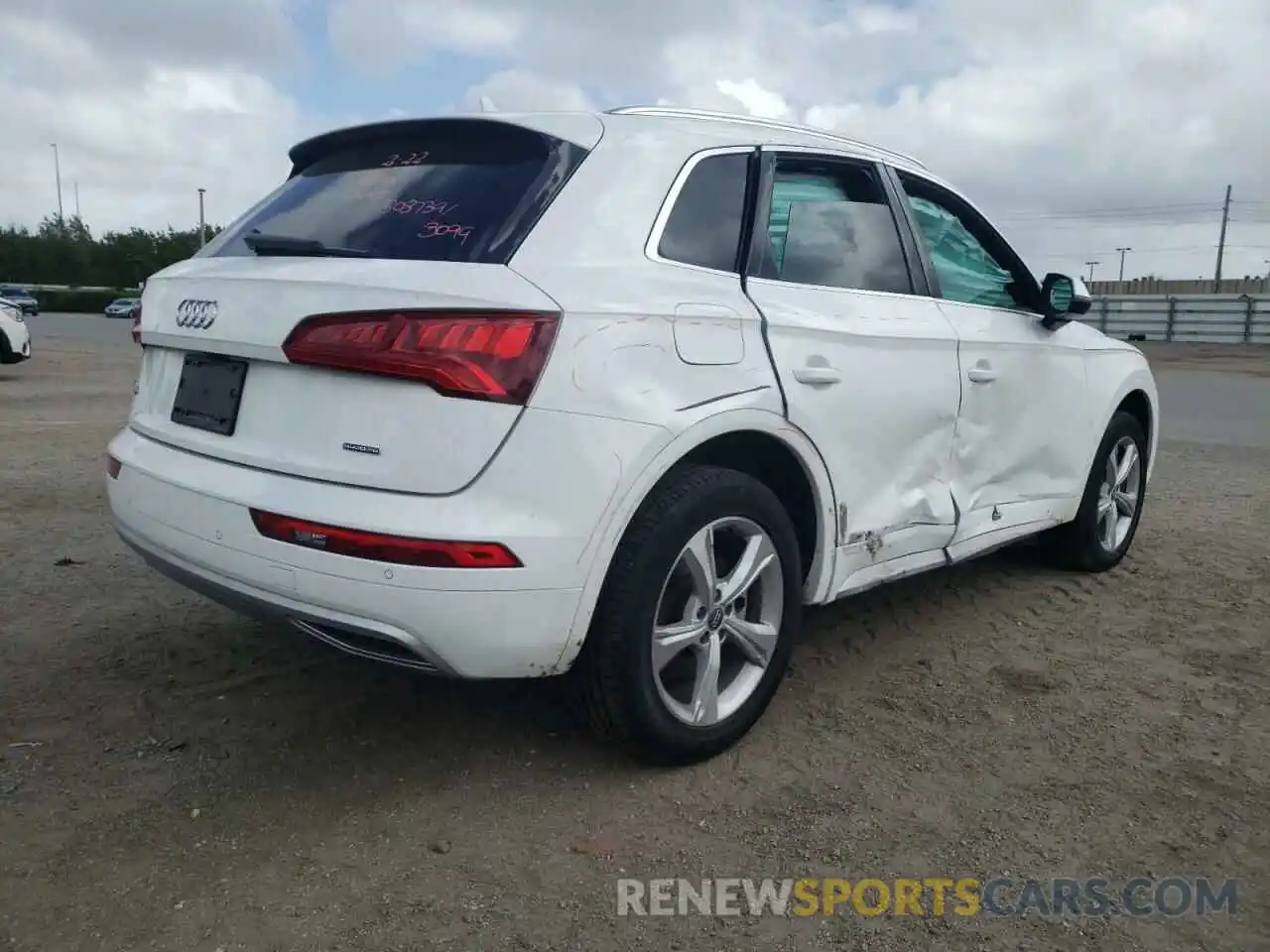 4 Фотография поврежденного автомобиля WA1BNAFY5L2053809 AUDI Q5 2020