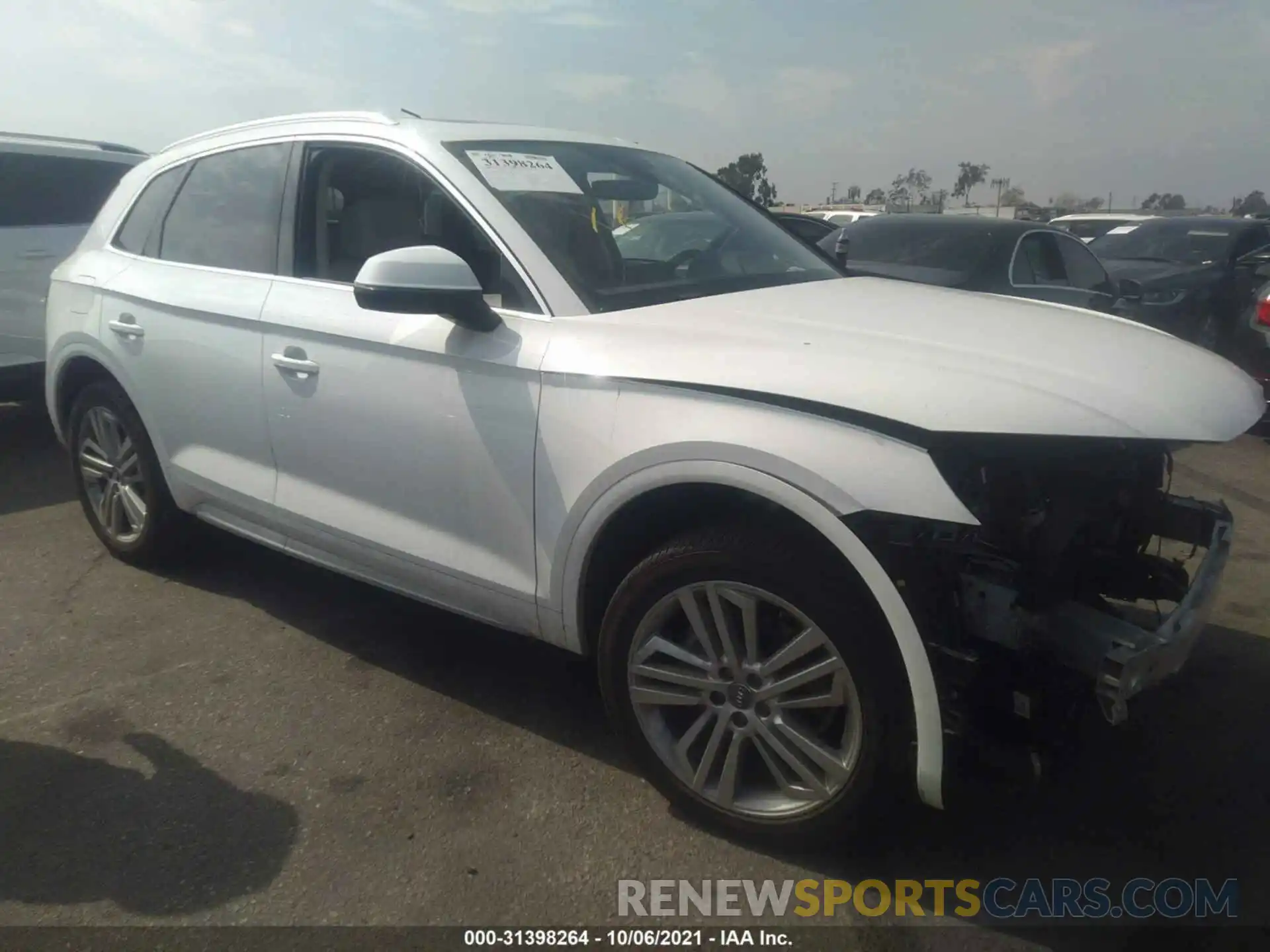 1 Фотография поврежденного автомобиля WA1BNAFY5L2057701 AUDI Q5 2020