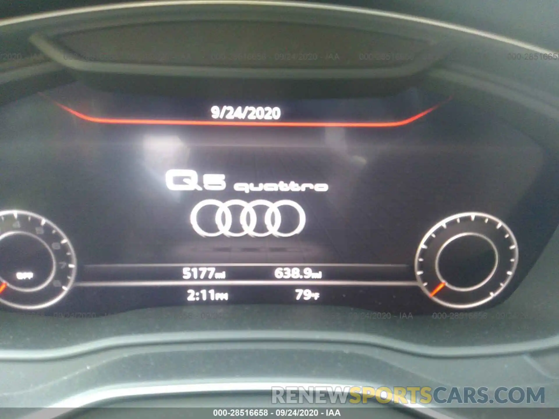 7 Фотография поврежденного автомобиля WA1BNAFY5L2071386 AUDI Q5 2020