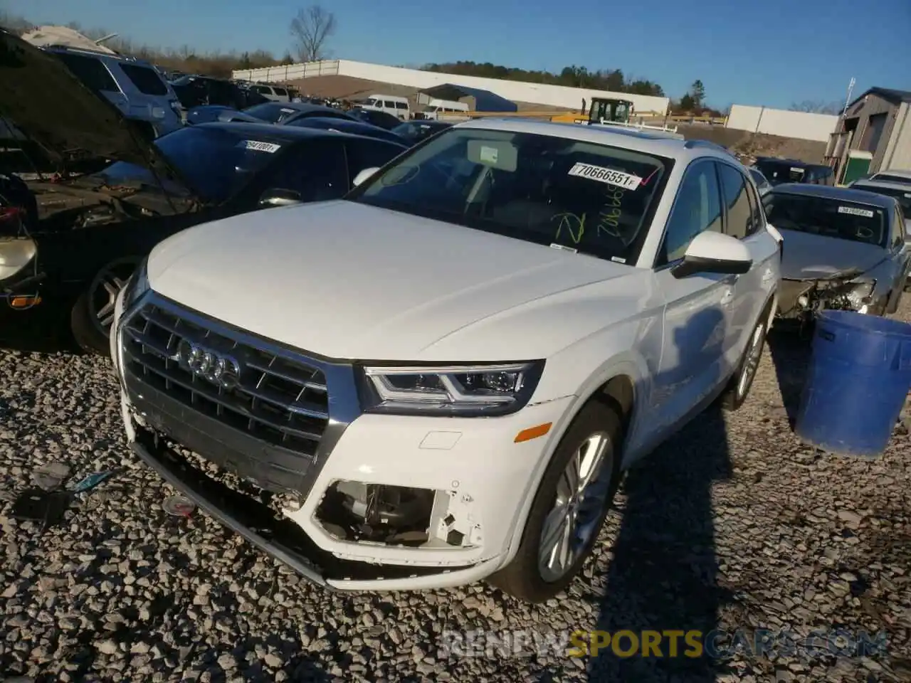 2 Photograph of a damaged car WA1BNAFY5L2076684 AUDI Q5 2020