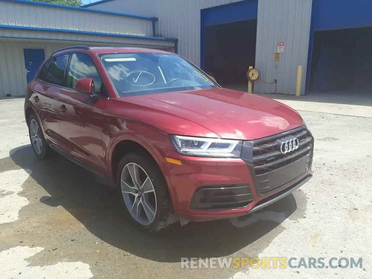 1 Фотография поврежденного автомобиля WA1BNAFY5L2080606 AUDI Q5 2020