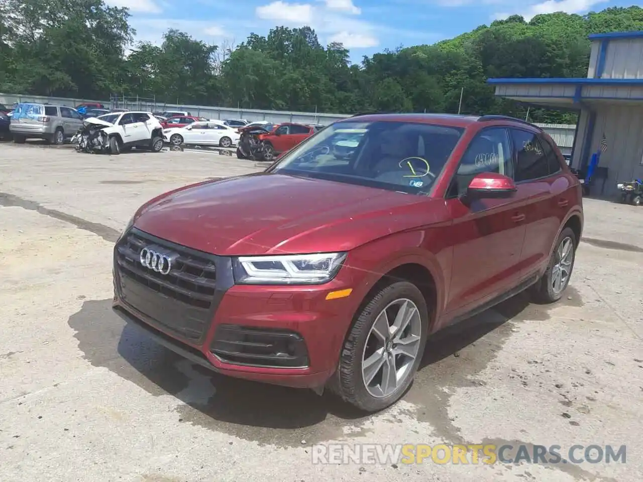 2 Photograph of a damaged car WA1BNAFY5L2080606 AUDI Q5 2020