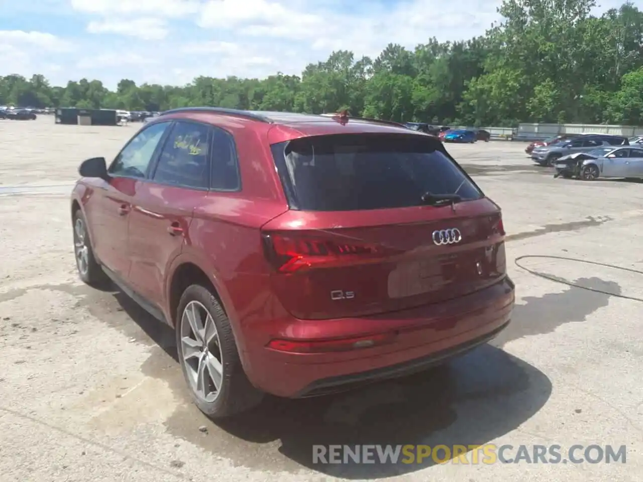 3 Фотография поврежденного автомобиля WA1BNAFY5L2080606 AUDI Q5 2020