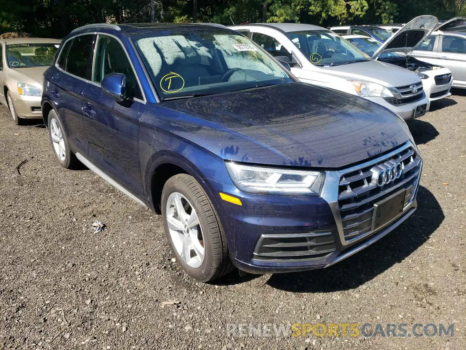 1 Фотография поврежденного автомобиля WA1BNAFY5L2103284 AUDI Q5 2020