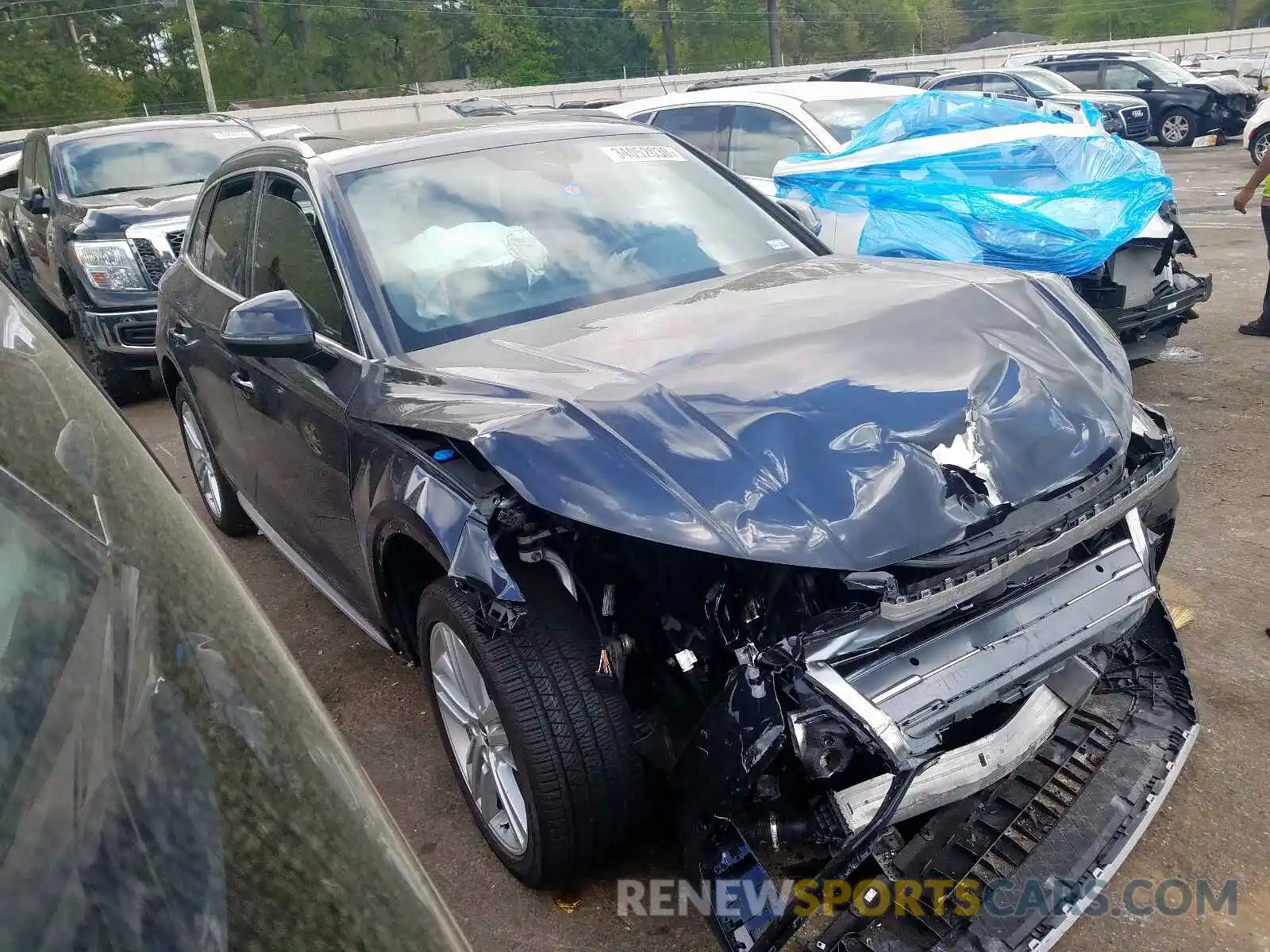 1 Photograph of a damaged car WA1BNAFY6L2013576 AUDI Q5 2020