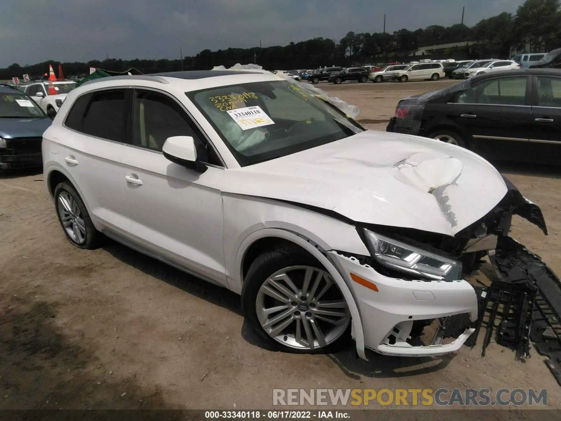 1 Photograph of a damaged car WA1BNAFY6L2039823 AUDI Q5 2020