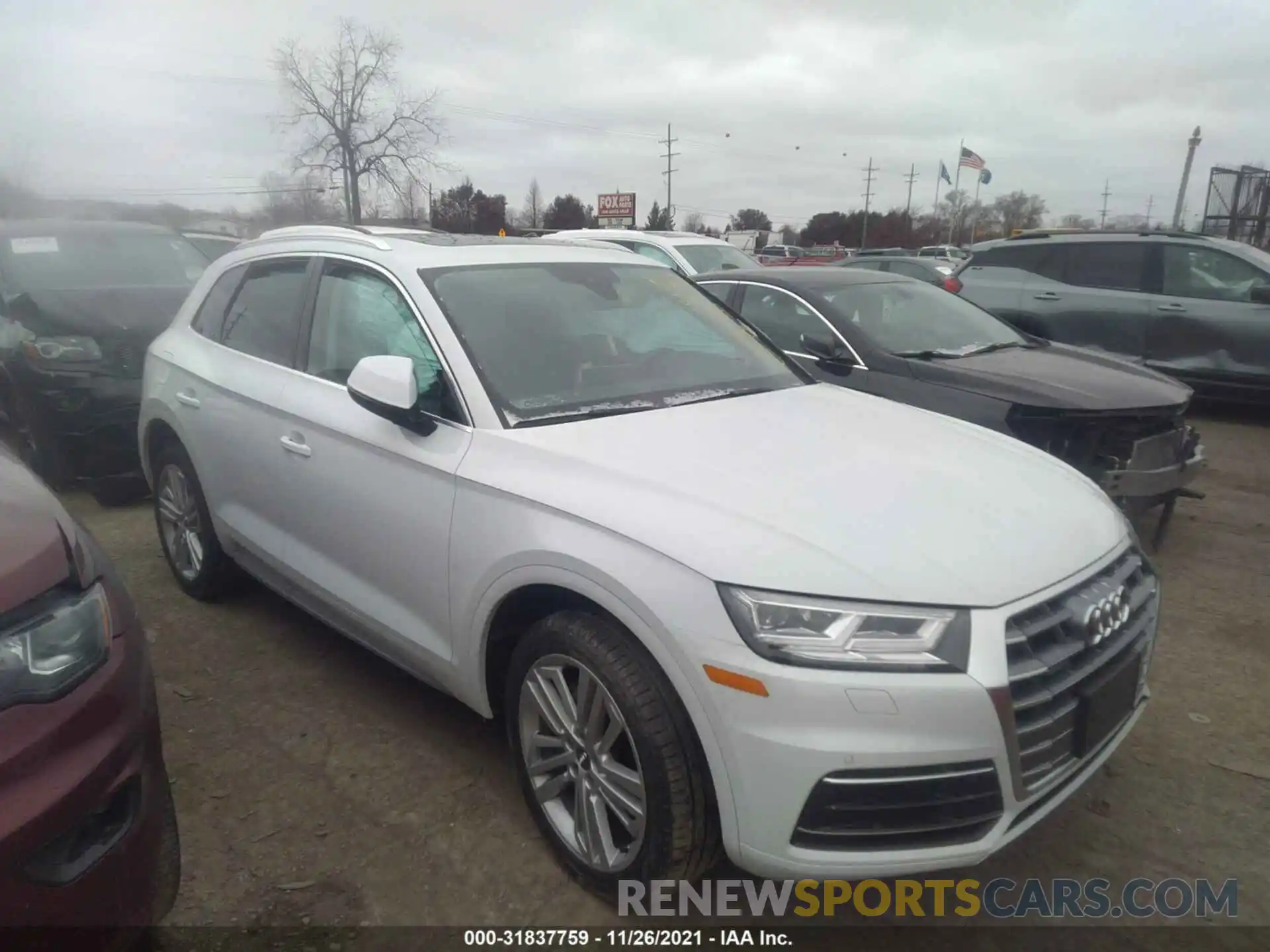 1 Photograph of a damaged car WA1BNAFY6L2057447 AUDI Q5 2020