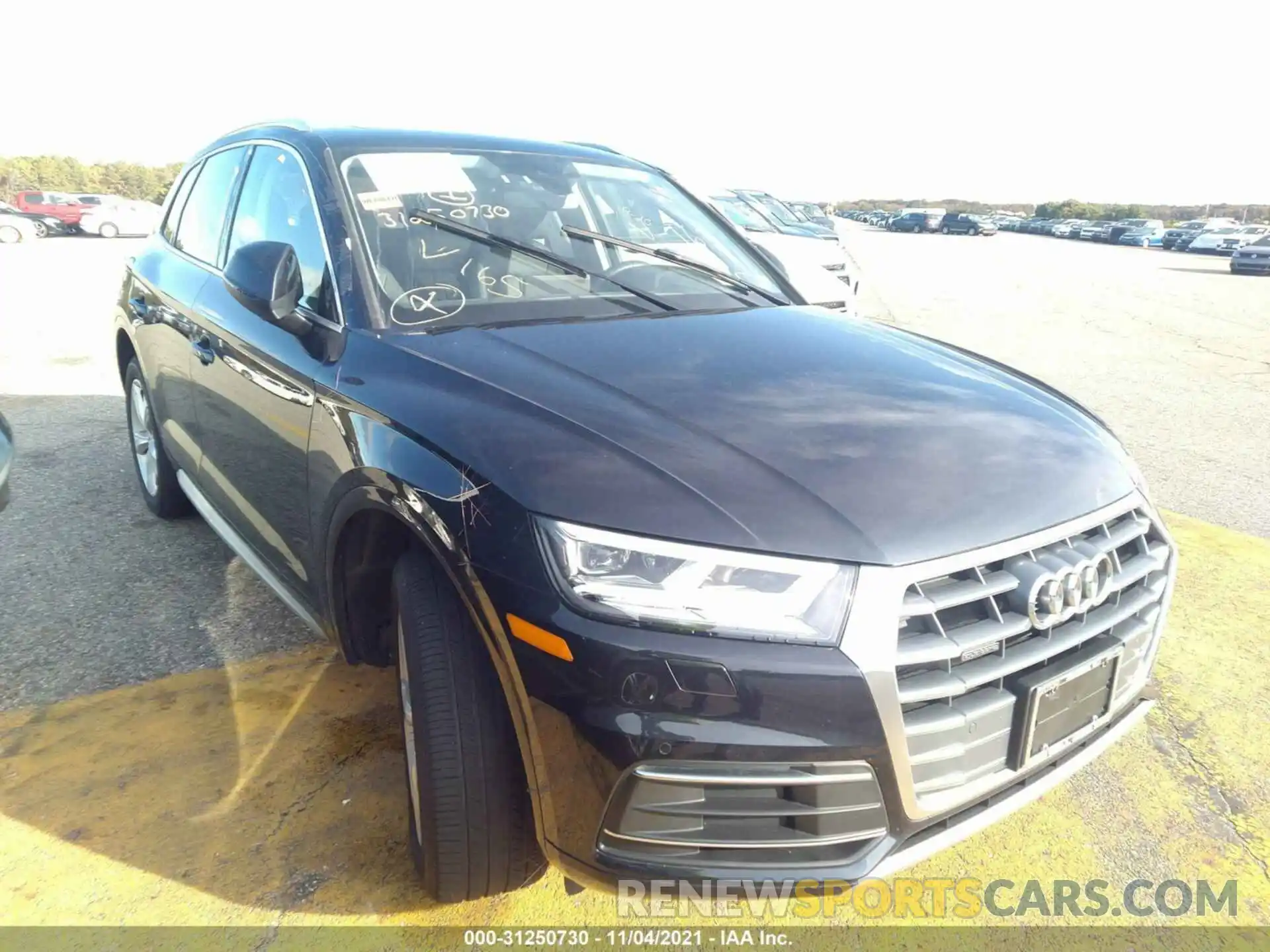 1 Фотография поврежденного автомобиля WA1BNAFY6L2068724 AUDI Q5 2020