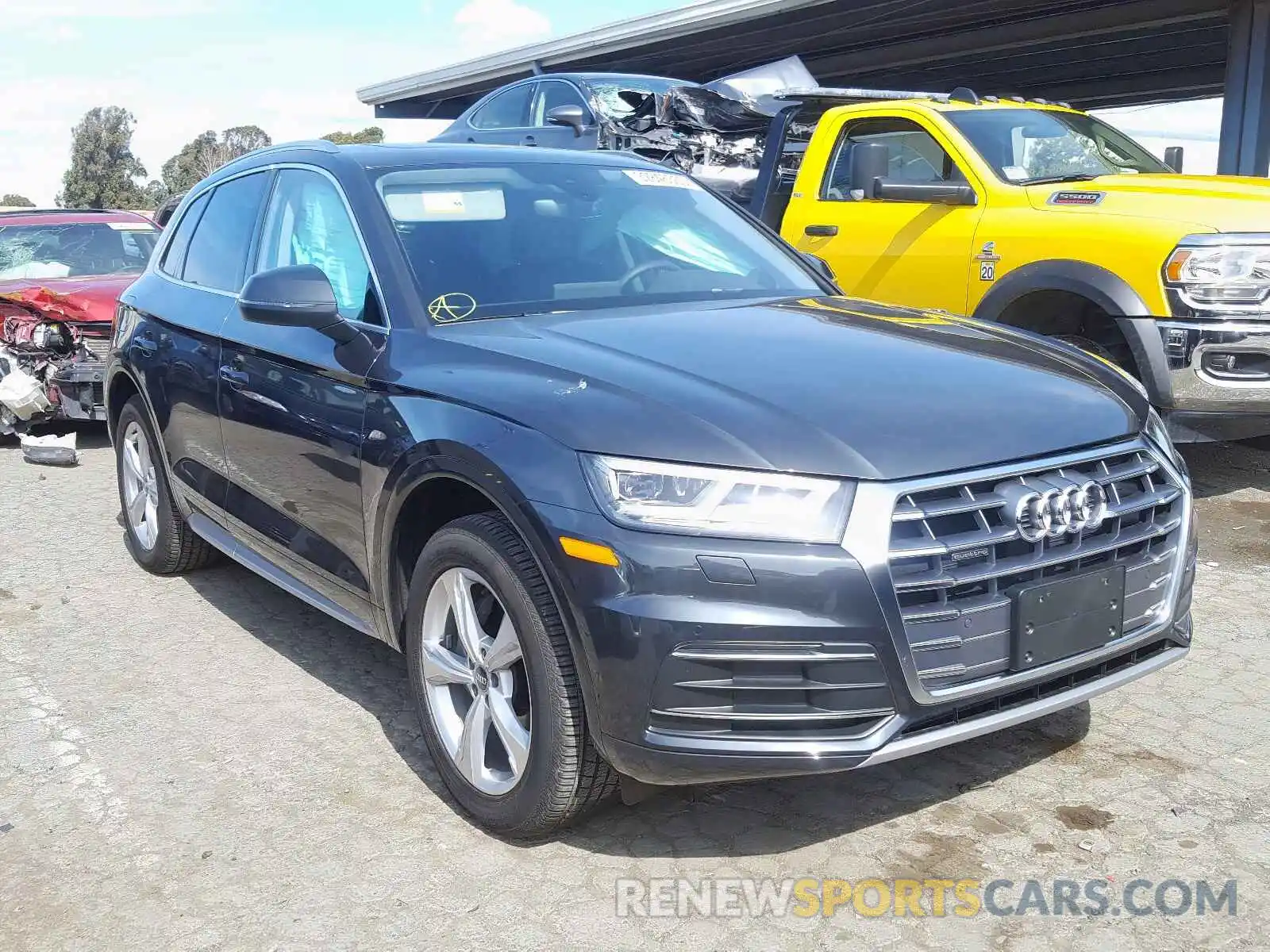 1 Фотография поврежденного автомобиля WA1BNAFY7L2007804 AUDI Q5 2020