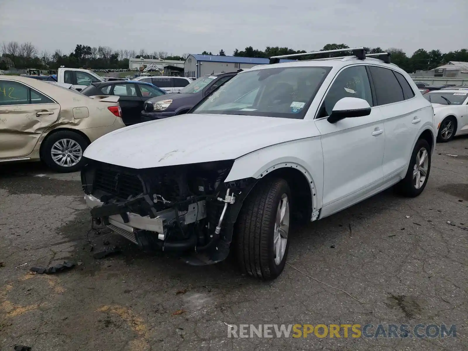 2 Фотография поврежденного автомобиля WA1BNAFY7L2012873 AUDI Q5 2020