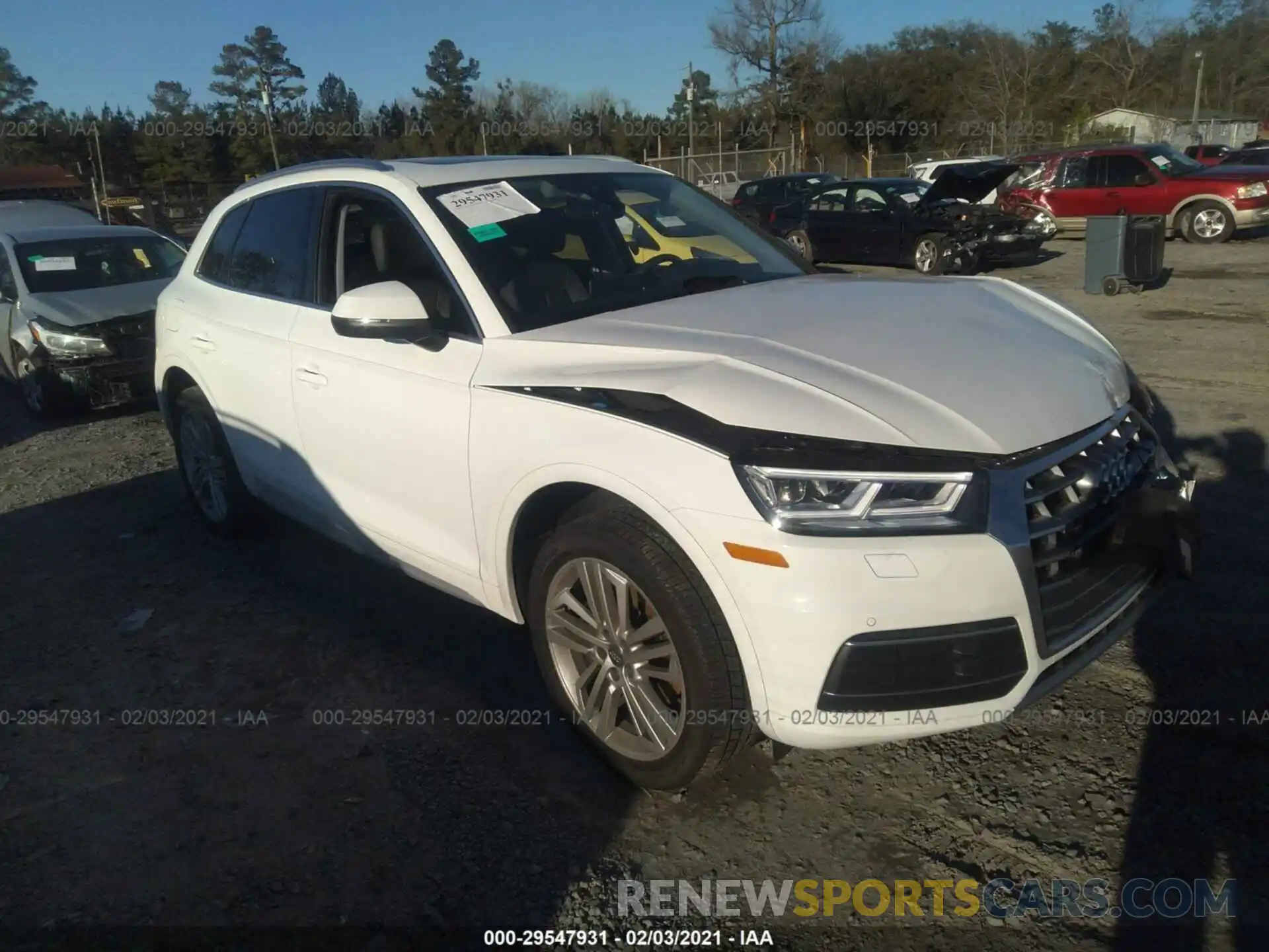 1 Photograph of a damaged car WA1BNAFY7L2013635 AUDI Q5 2020