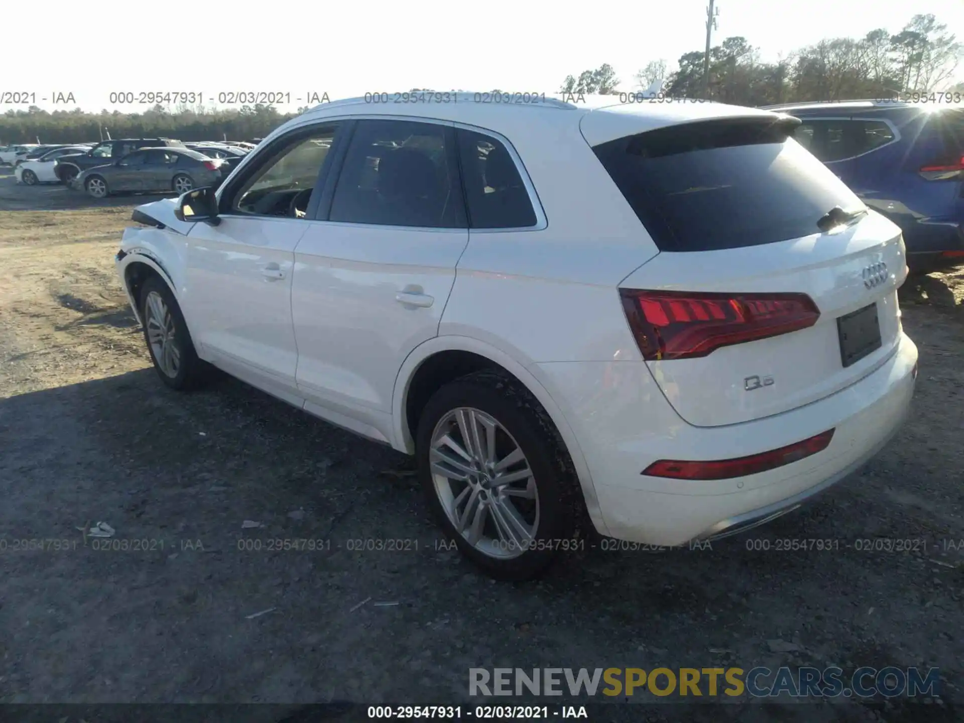 3 Фотография поврежденного автомобиля WA1BNAFY7L2013635 AUDI Q5 2020