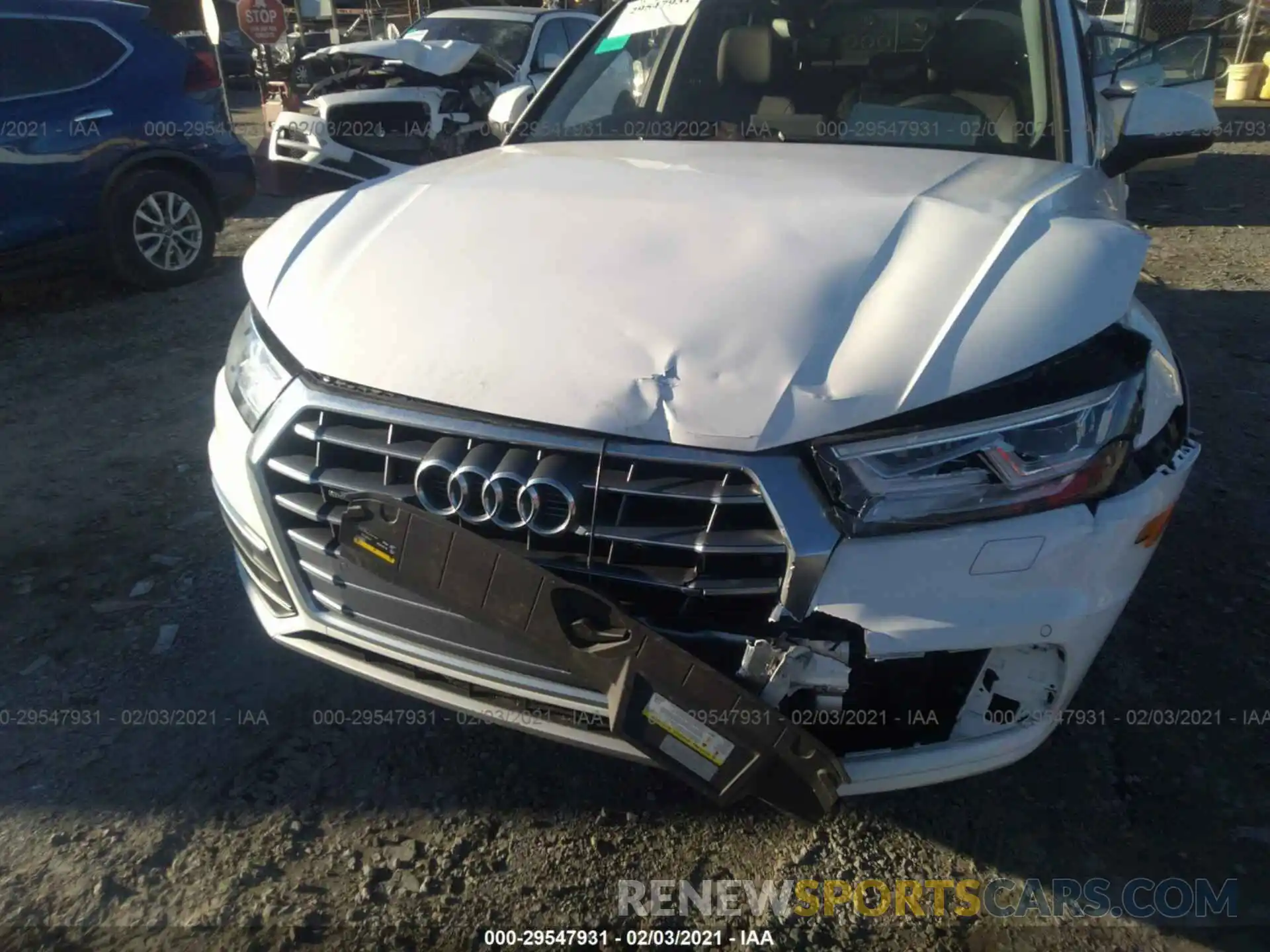 6 Фотография поврежденного автомобиля WA1BNAFY7L2013635 AUDI Q5 2020