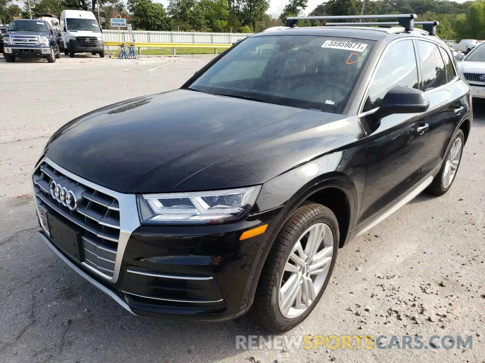 2 Фотография поврежденного автомобиля WA1BNAFY7L2037725 AUDI Q5 2020