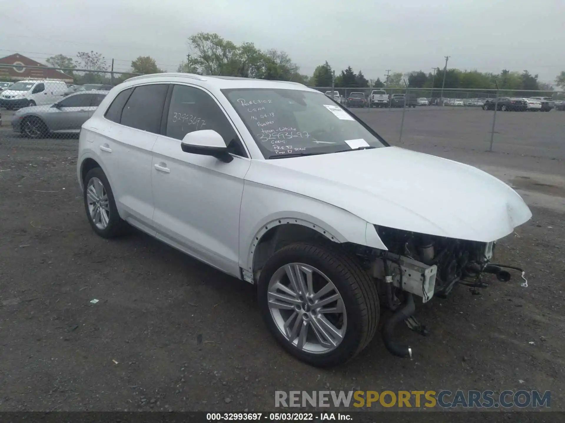 1 Фотография поврежденного автомобиля WA1BNAFY7L2068182 AUDI Q5 2020