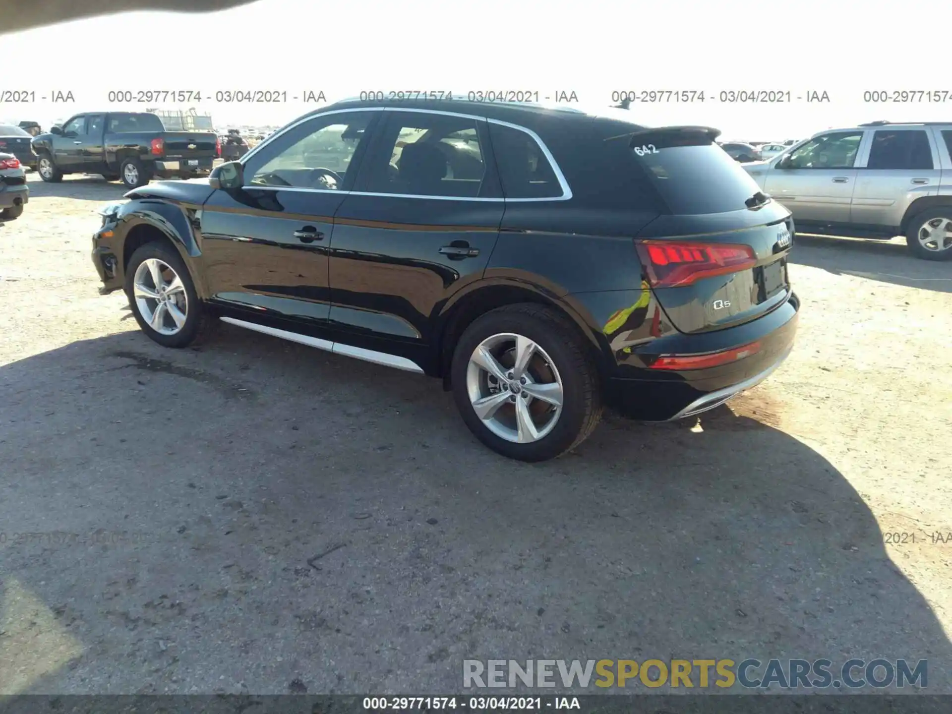 3 Фотография поврежденного автомобиля WA1BNAFY7L2072622 AUDI Q5 2020