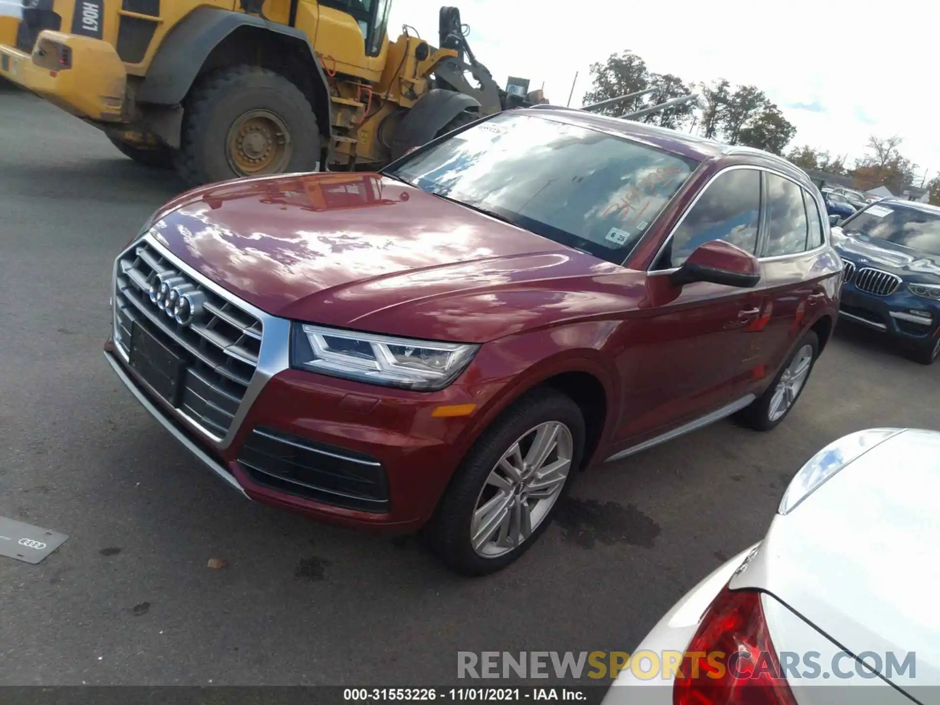 2 Фотография поврежденного автомобиля WA1BNAFY7L2074774 AUDI Q5 2020