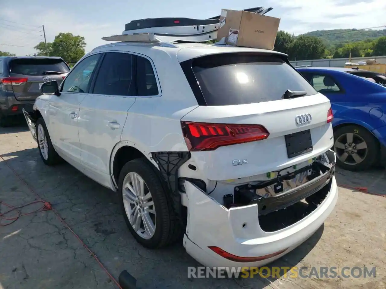 3 Фотография поврежденного автомобиля WA1BNAFY7L2076279 AUDI Q5 2020