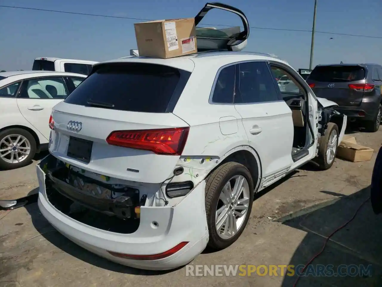 4 Фотография поврежденного автомобиля WA1BNAFY7L2076279 AUDI Q5 2020