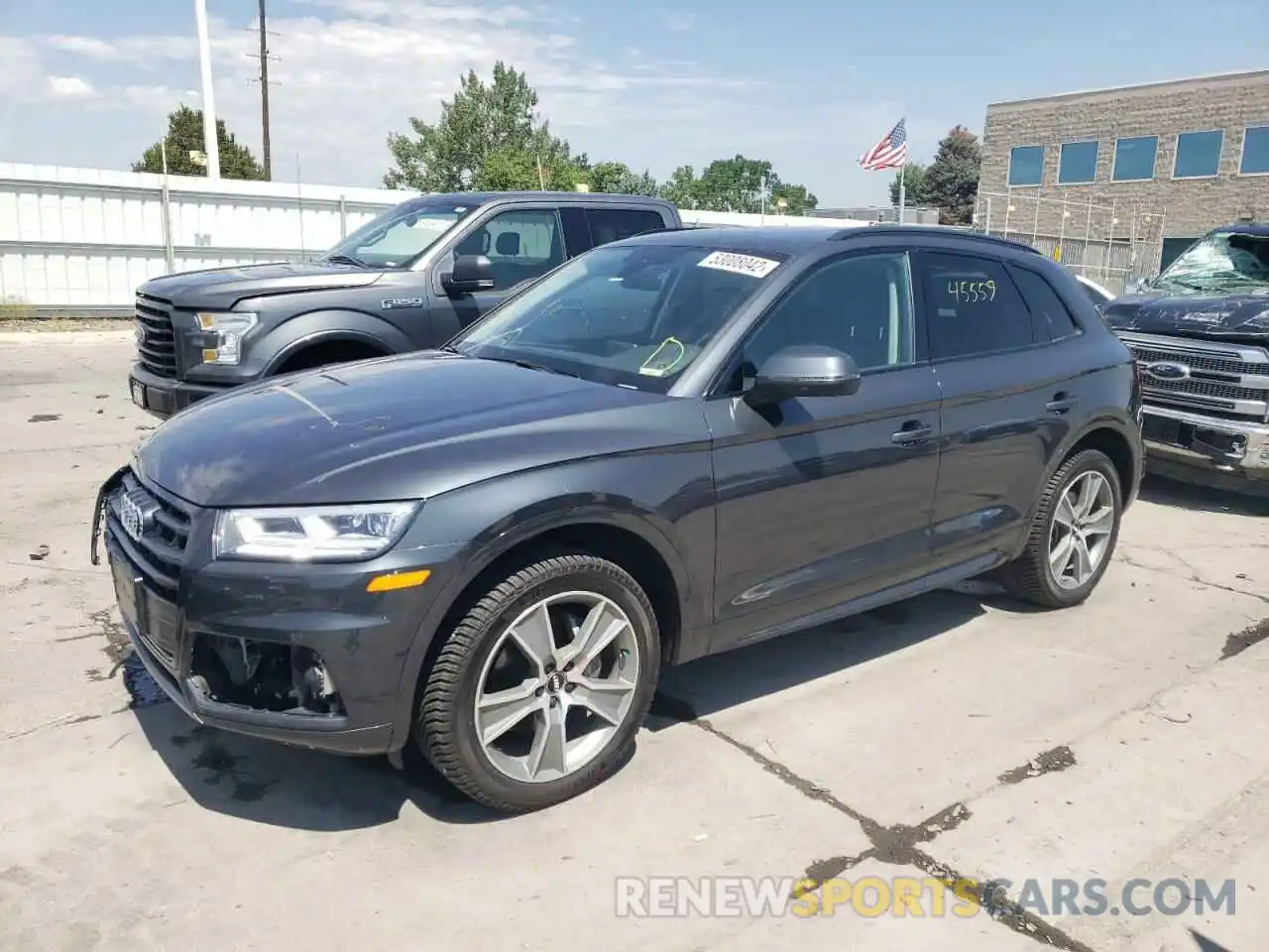 2 Фотография поврежденного автомобиля WA1BNAFY7L2094216 AUDI Q5 2020