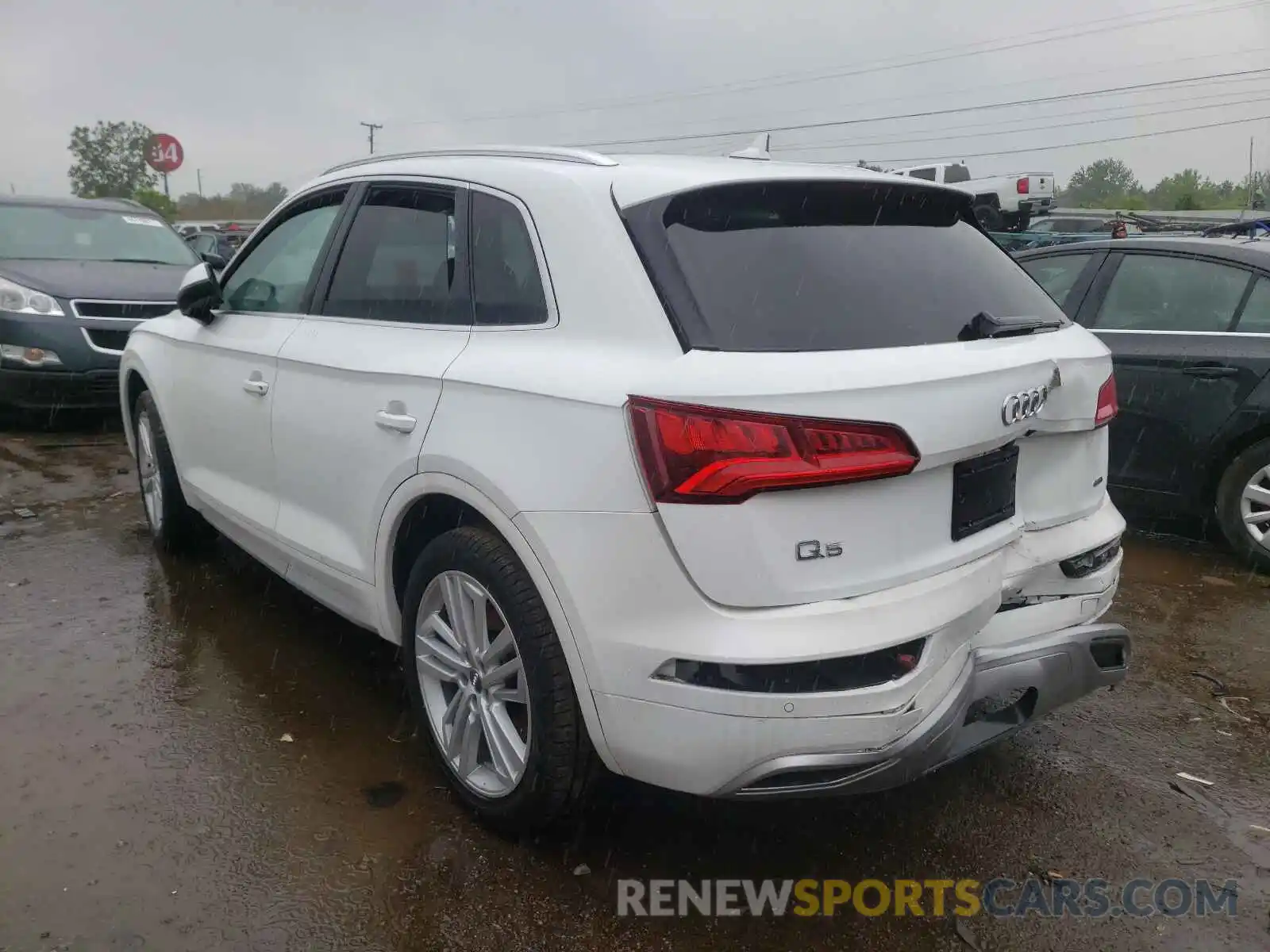 3 Фотография поврежденного автомобиля WA1BNAFY8L2017094 AUDI Q5 2020