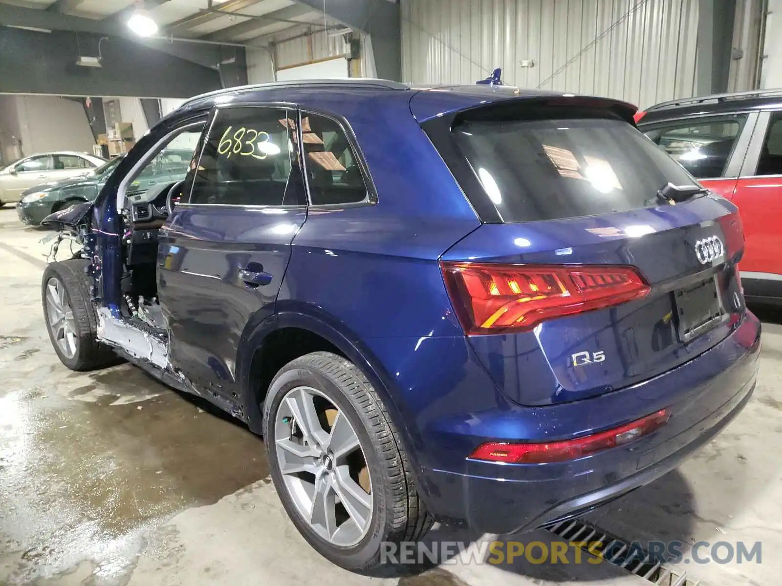 3 Фотография поврежденного автомобиля WA1BNAFY8L2029388 AUDI Q5 2020